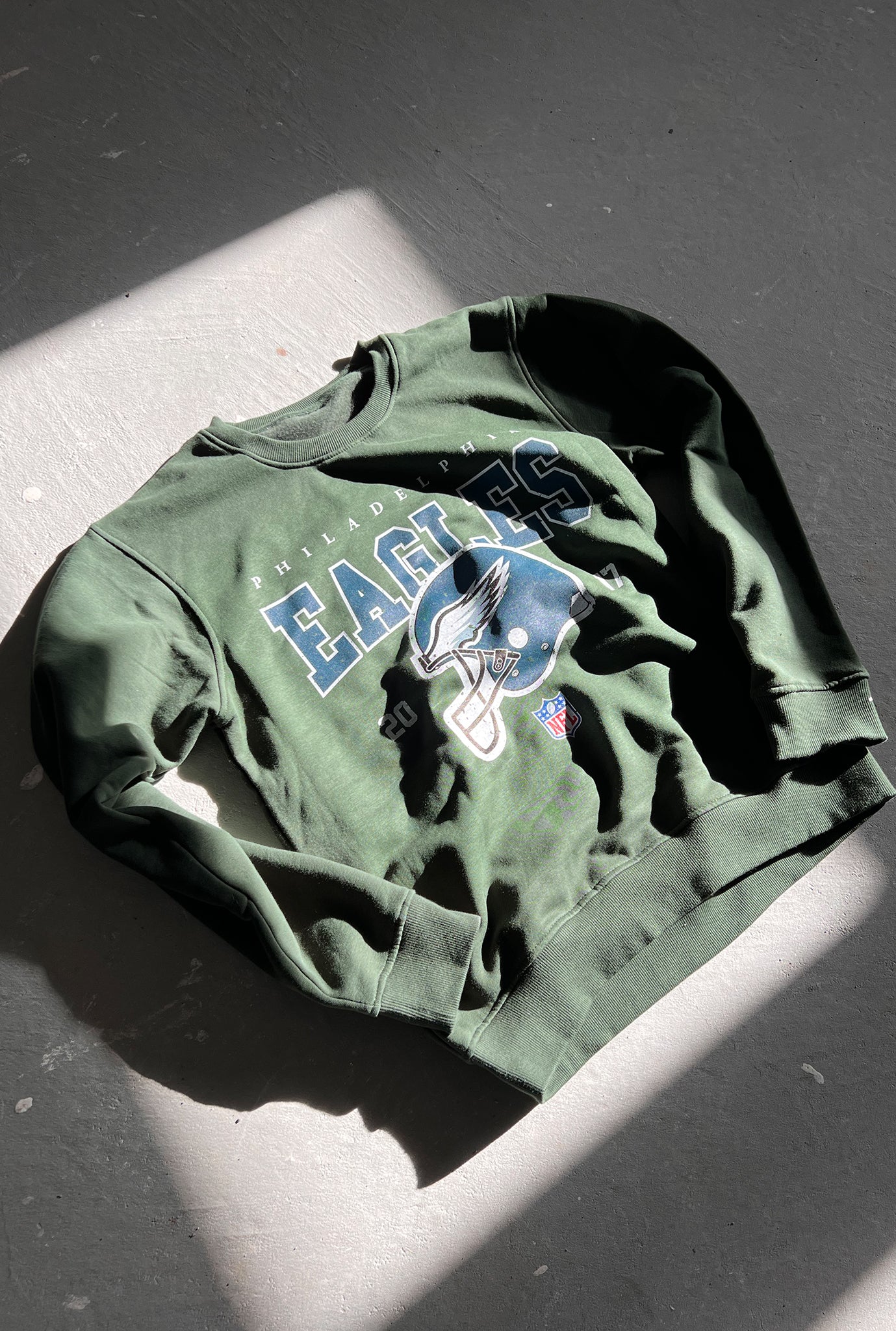 Philadelphia Eagles Vintage Crewneck - Forest Green