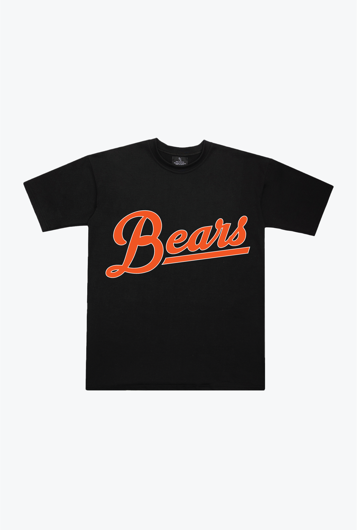 Chicago Bears Heavyweight T-Shirt - Black