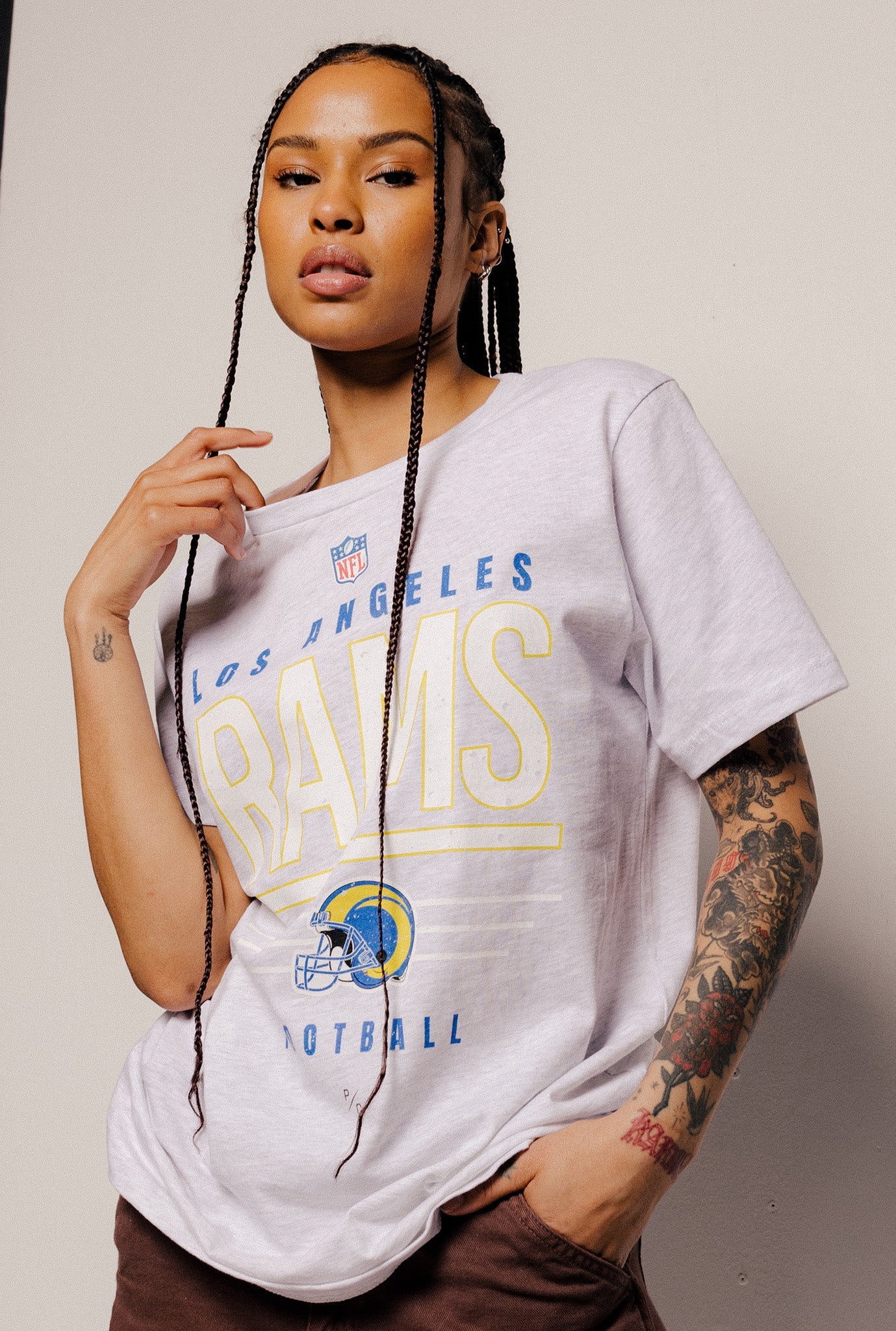 Los Angeles Rams Vintage T-Shirt - Ash
