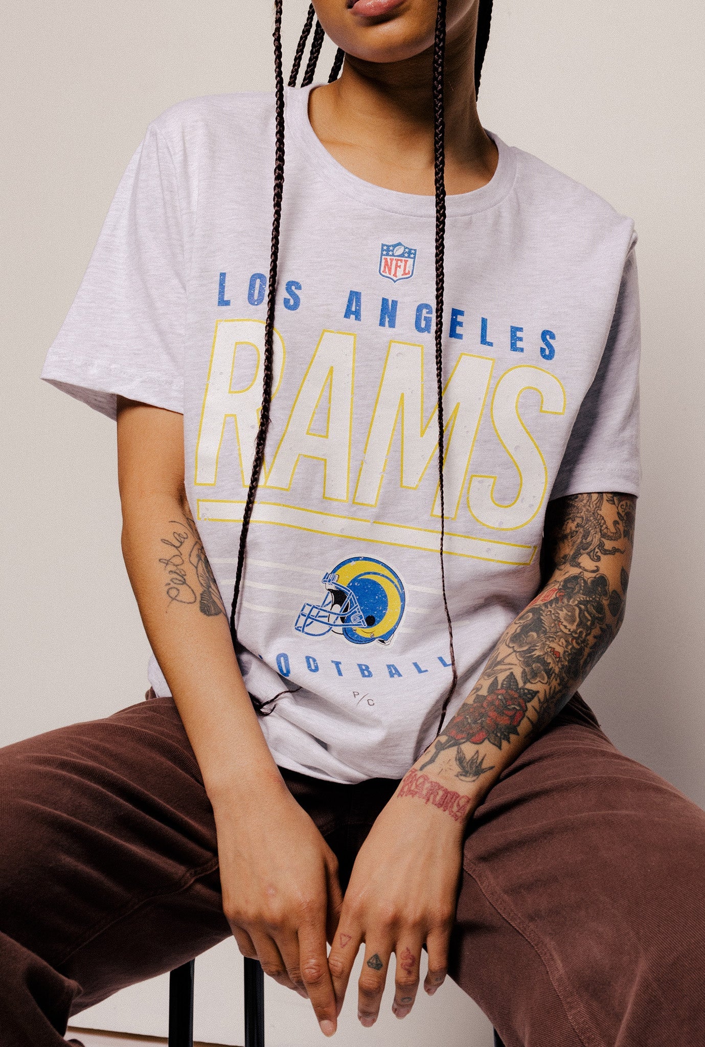 Los Angeles Rams Vintage T-Shirt - Ash