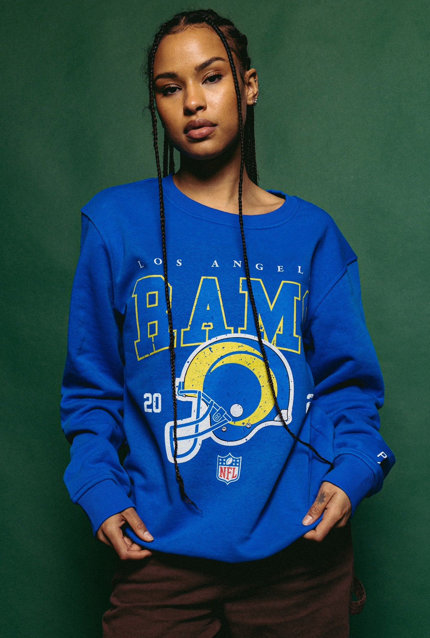 Los Angeles Rams Vintage Crewneck - Royal