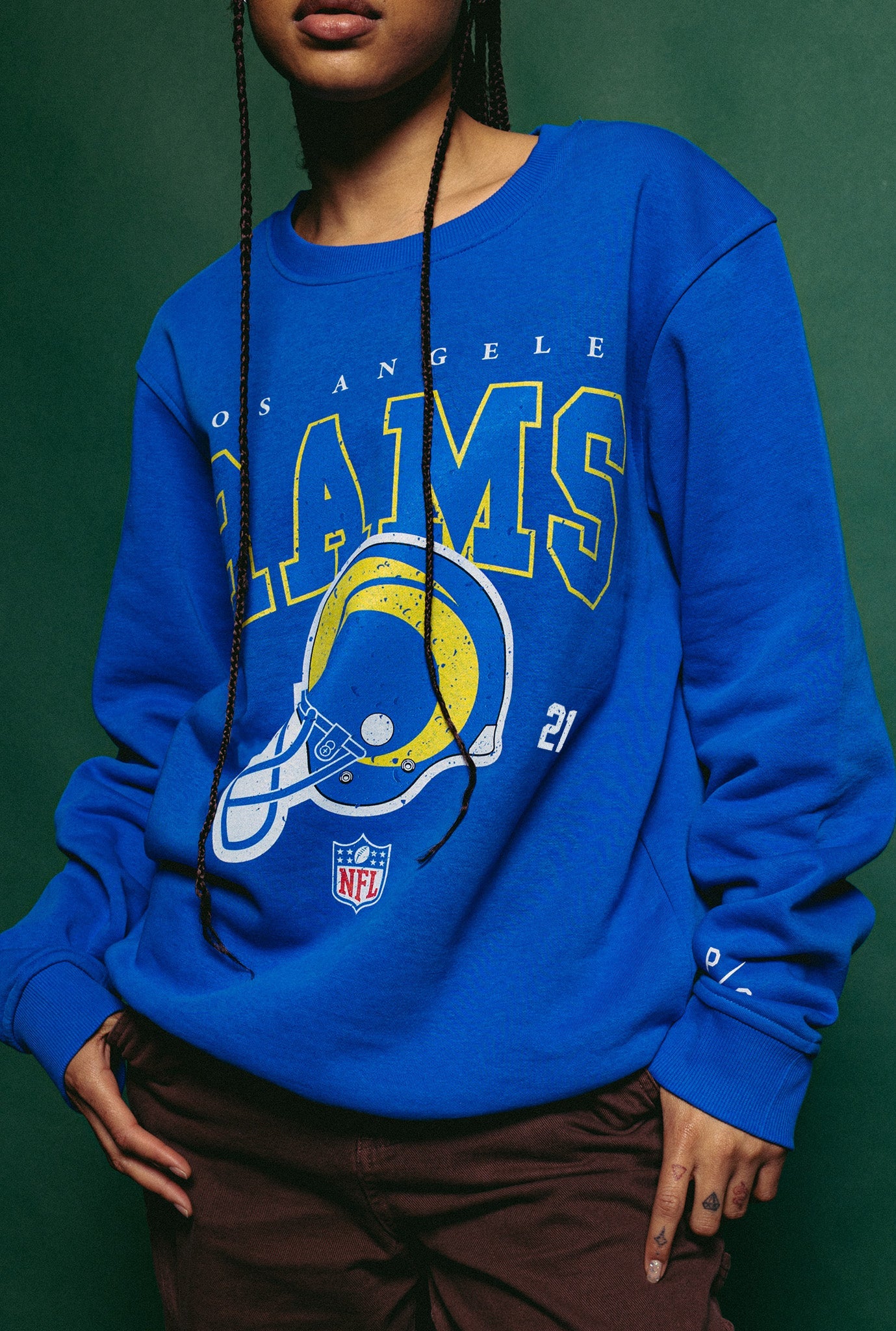 Los Angeles Rams Vintage Crewneck - Royal