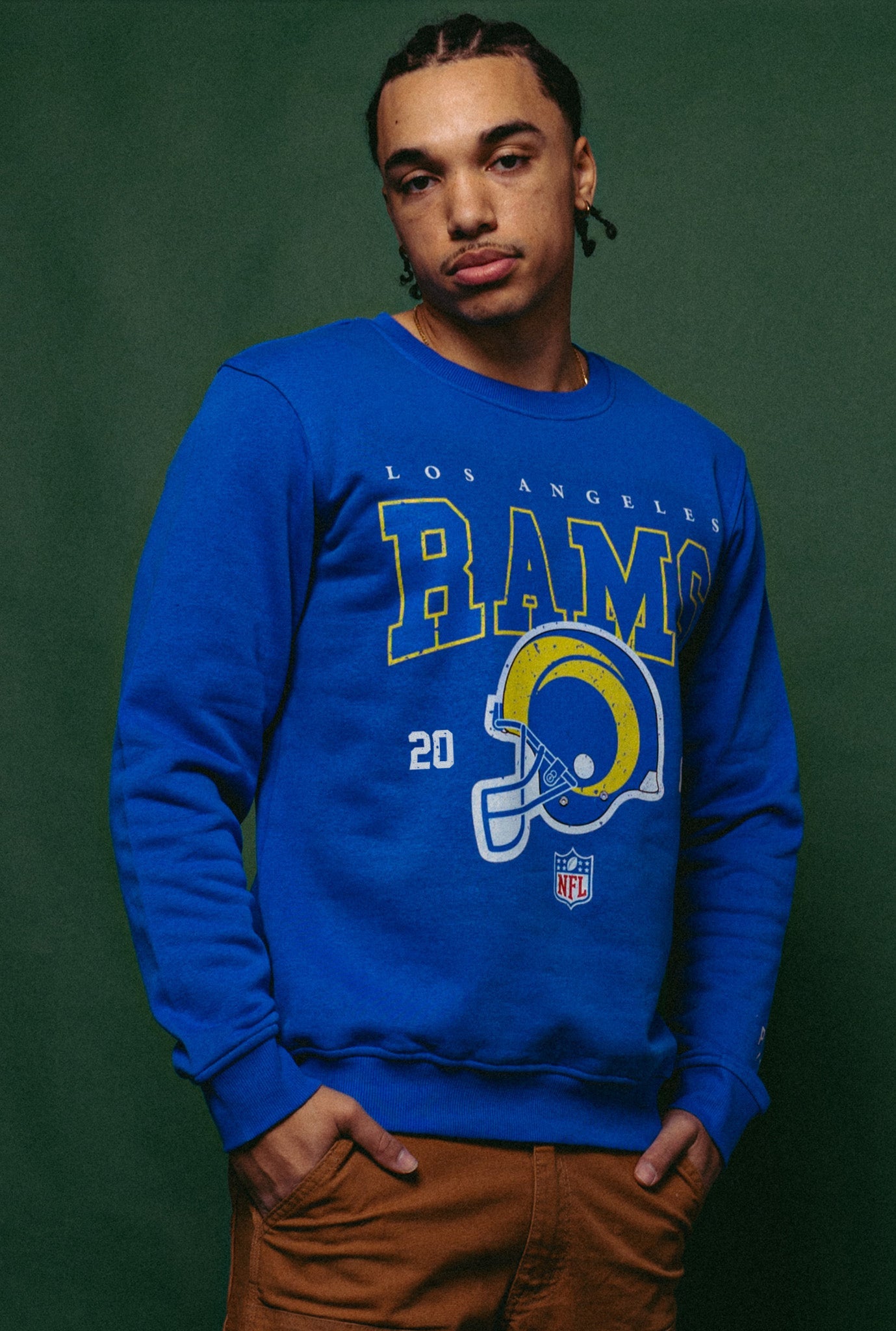 Los Angeles Rams Vintage Crewneck - Royal