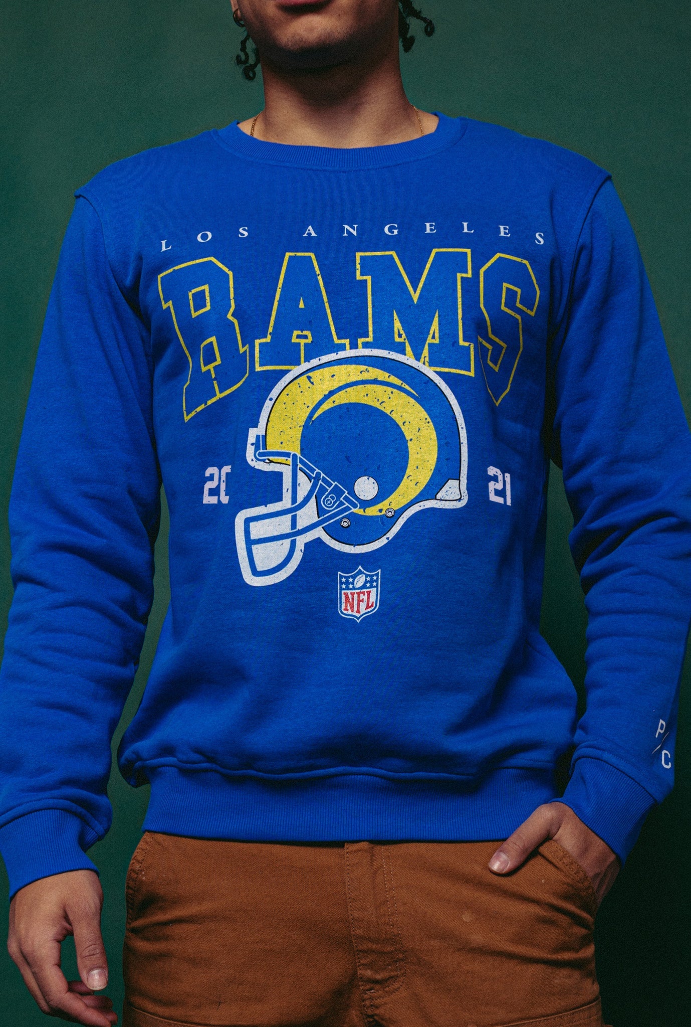 Los Angeles Rams Vintage Crewneck - Royal