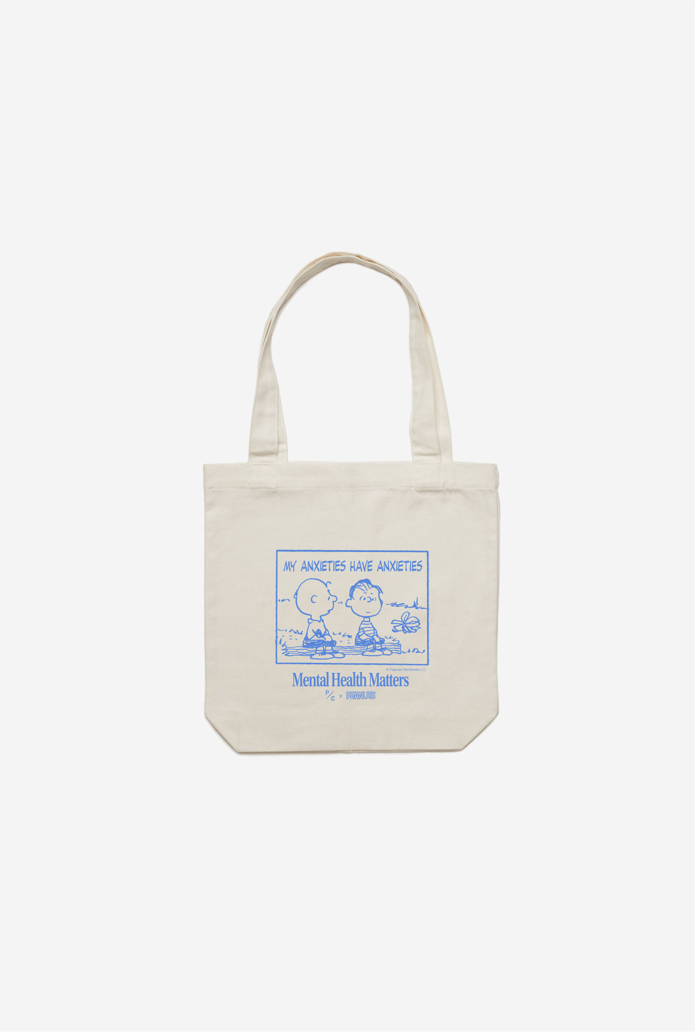 Peanuts My Anxieties have Anxieties Tote - Natural
