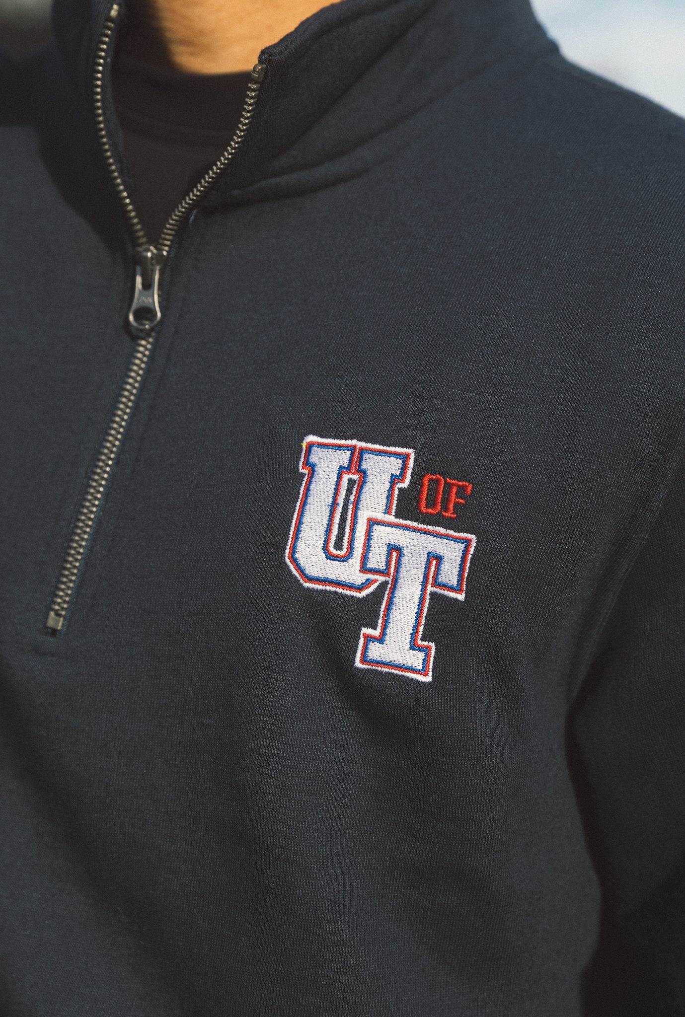 From Toronto with Love U of T 1/4 Zip - Navy