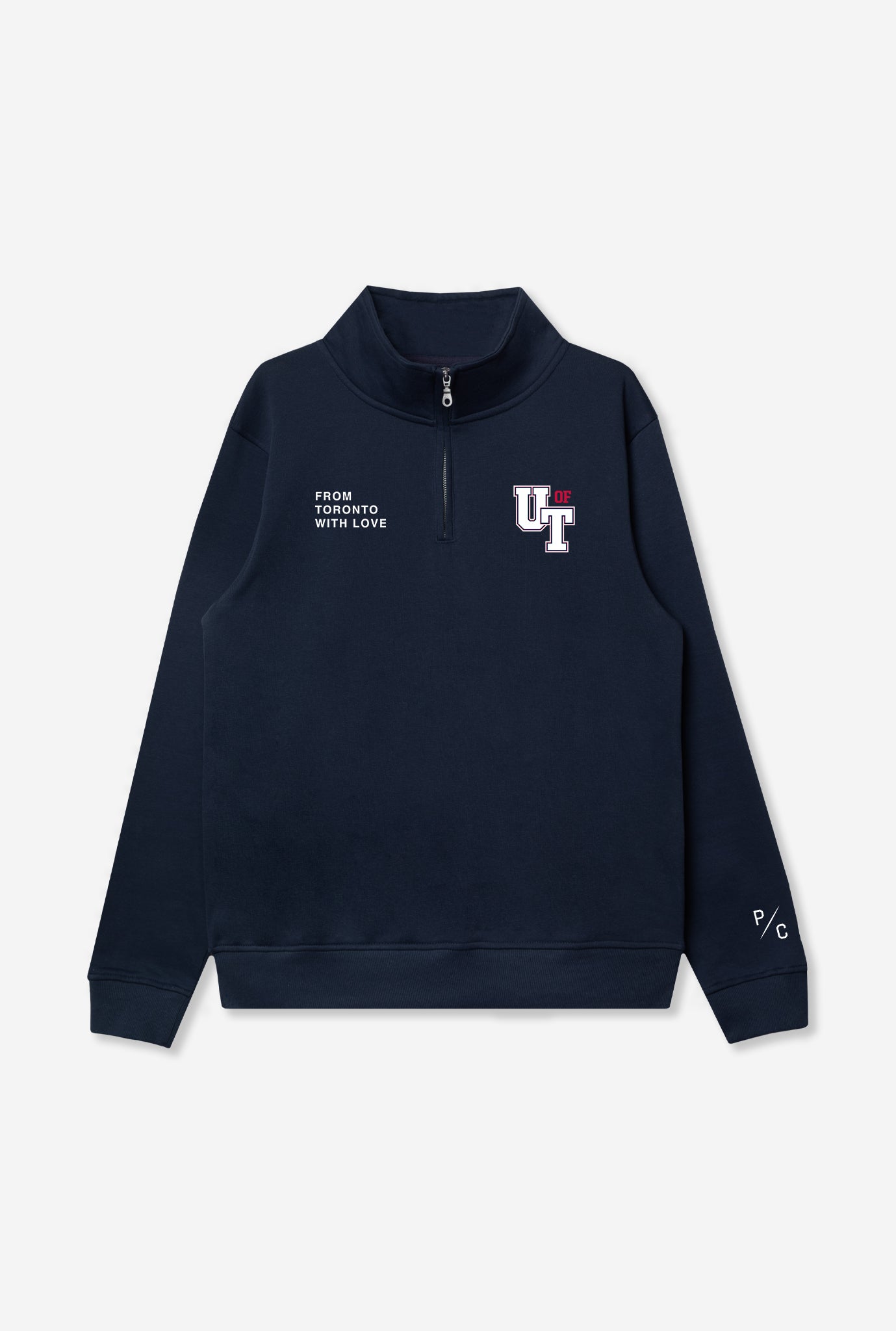 From Toronto with Love U of T 1/4 Zip - Navy