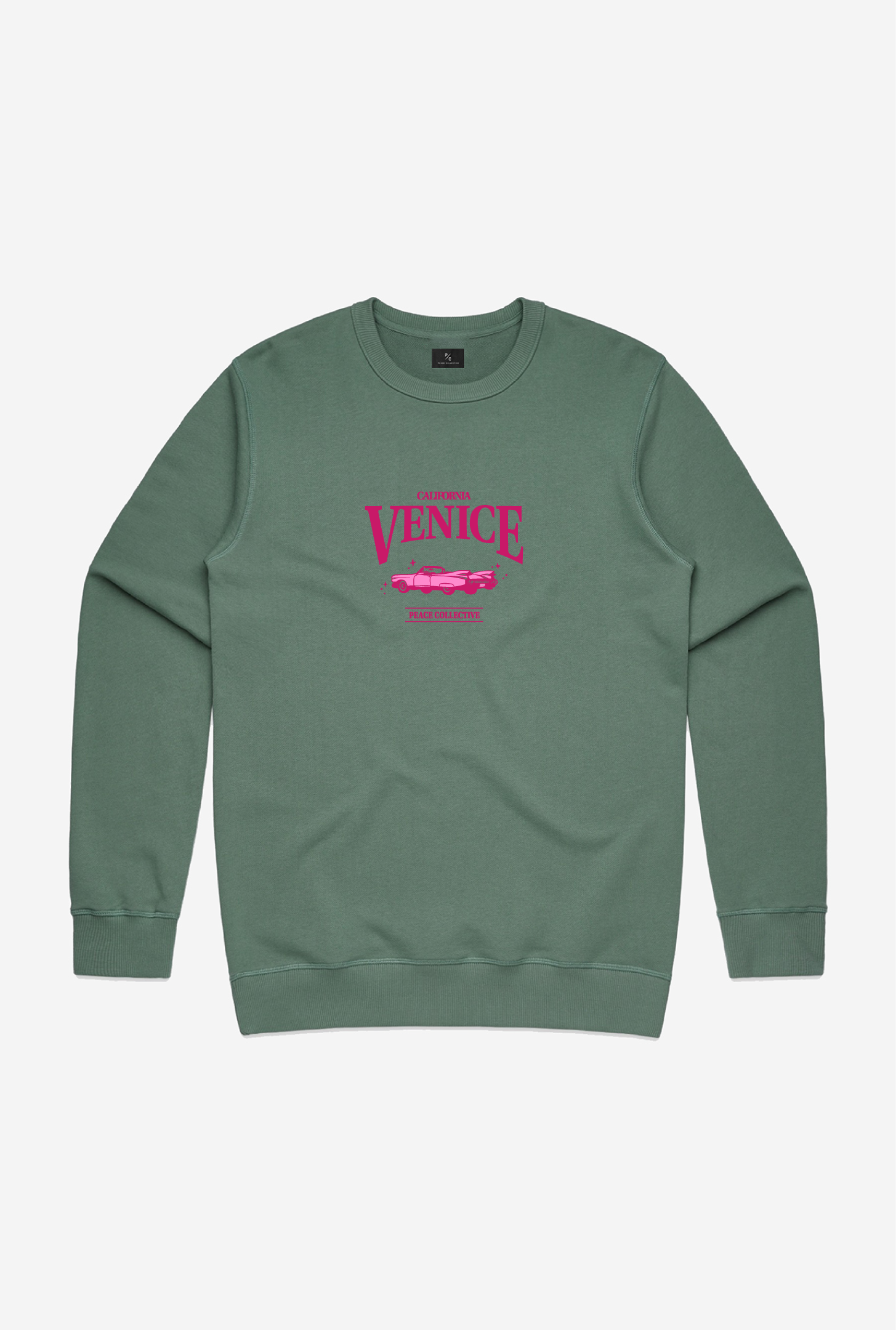 Venice Vintage Crewneck - Sage