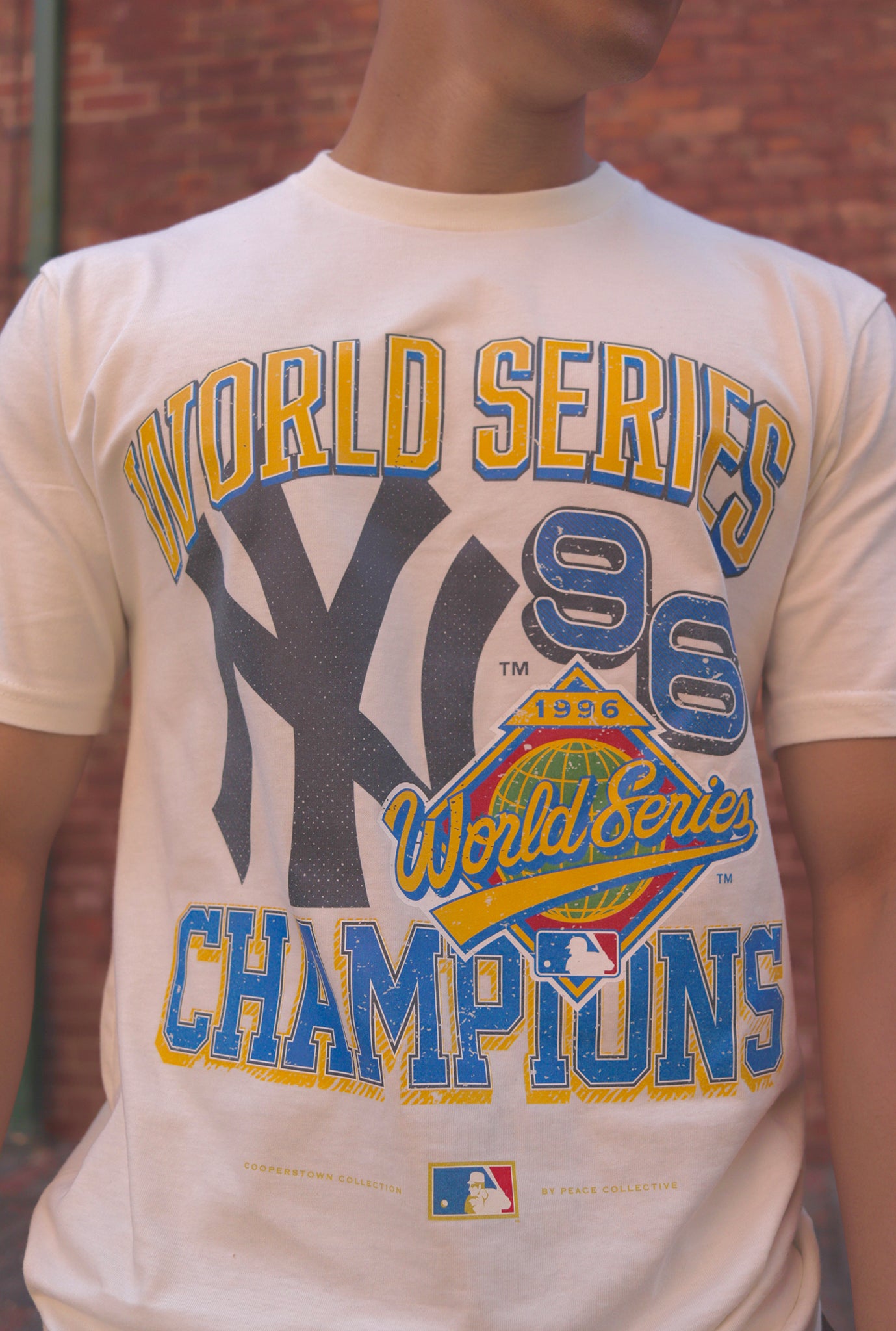 New York Yankees 1996 World Series Cooperstown Collection Premium T-Shirt - Natural