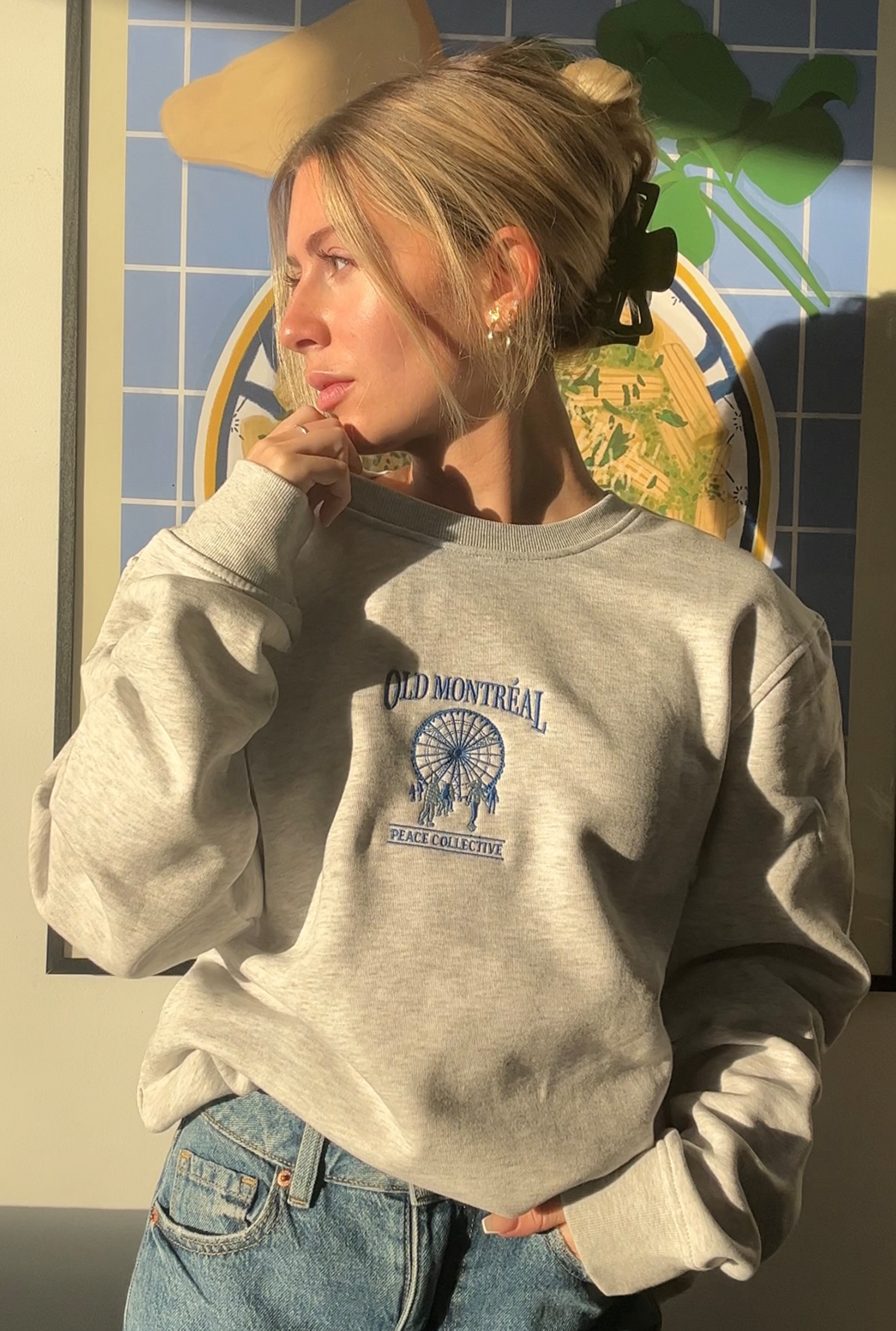 Old Montréal Vintage Crewneck - Ash