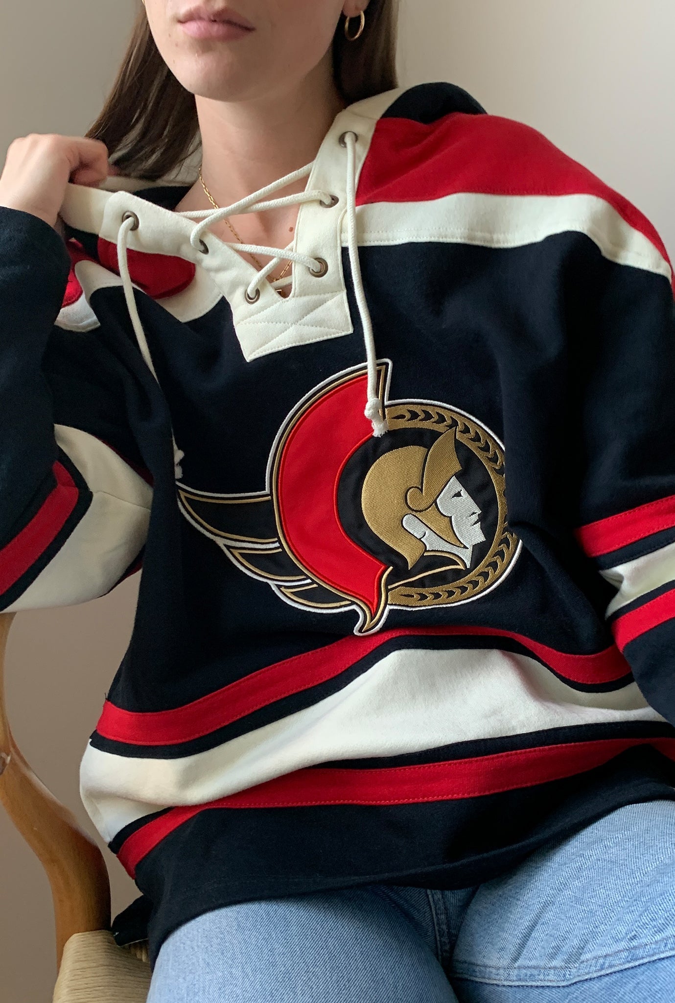 Ottawa Senators – Kapuzenpullover mit Schnürung