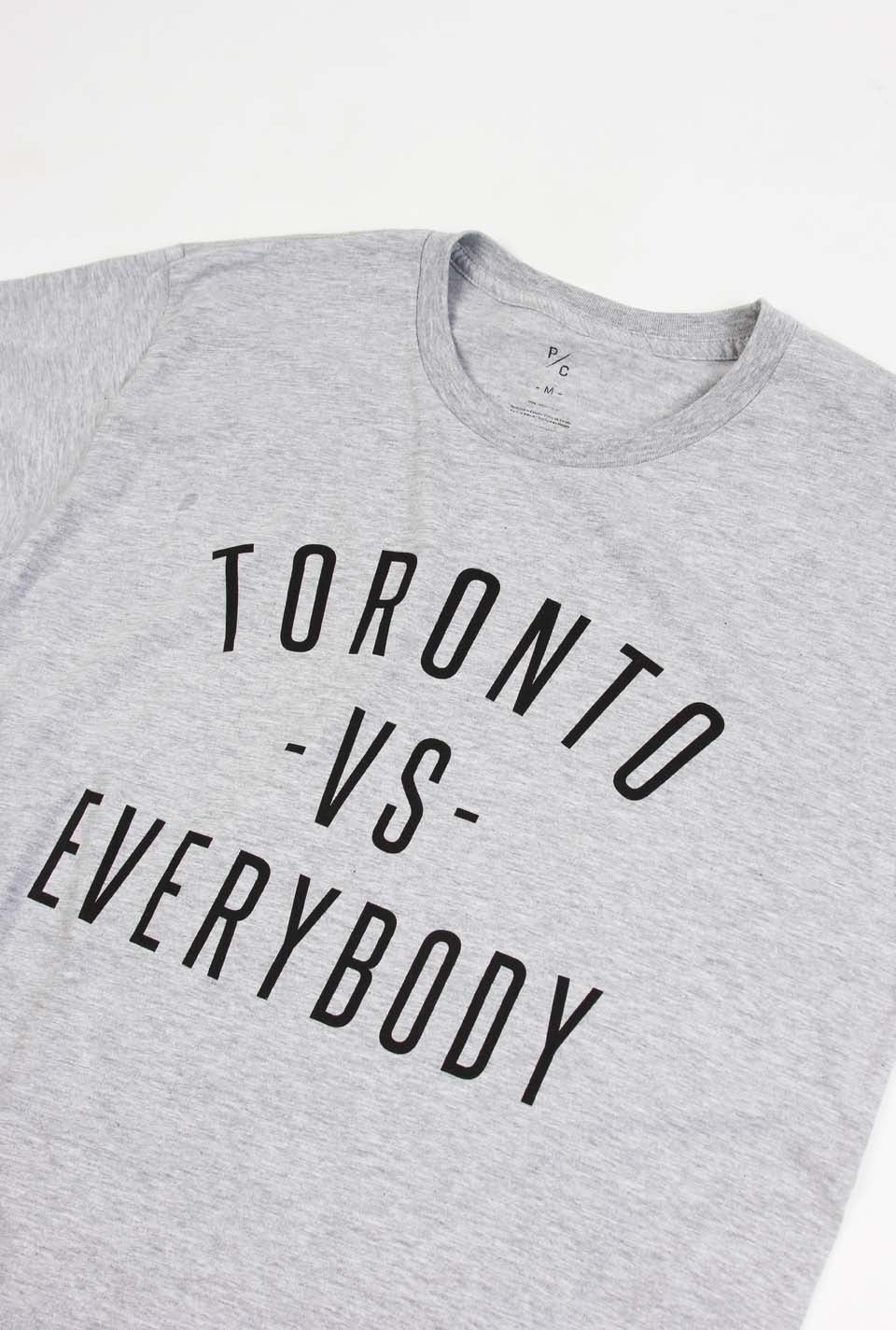 Toronto -vs- Everybody® T-Shirt - Grey