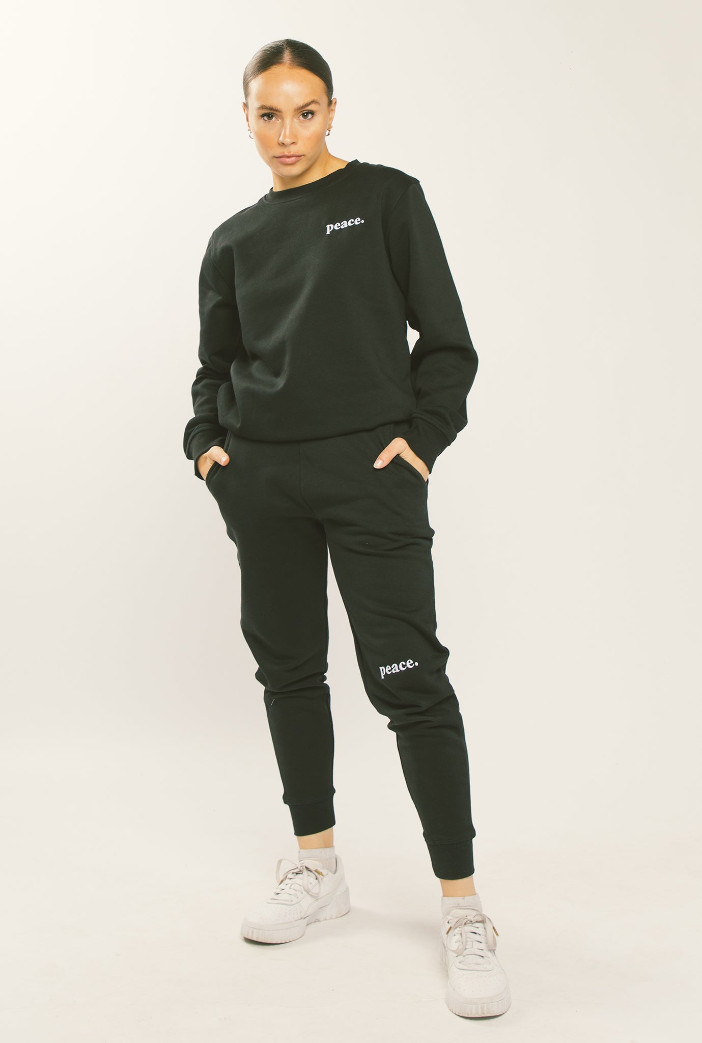 Peace Essentials Jogger - Black