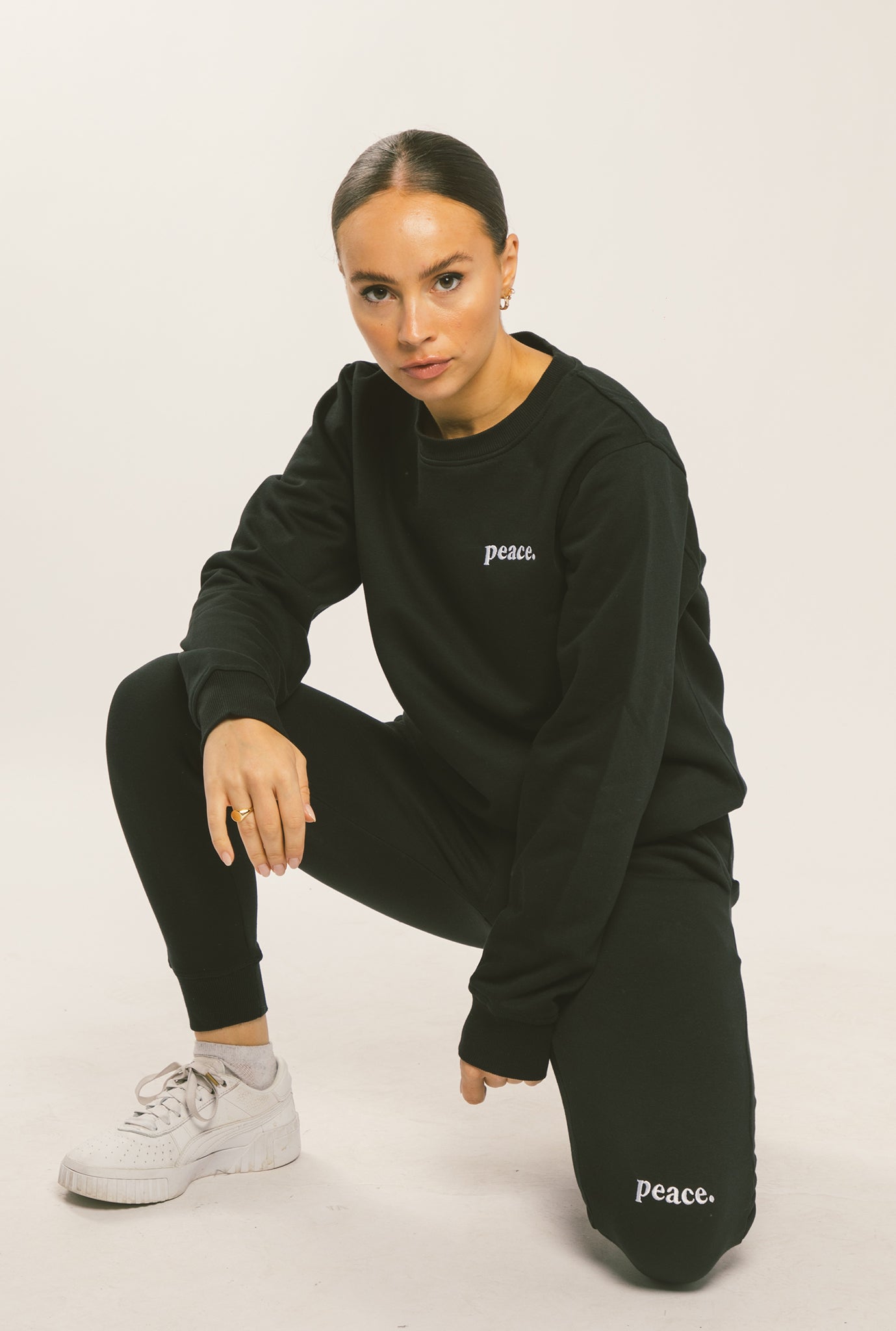 Peace Essentials Jogger - Black