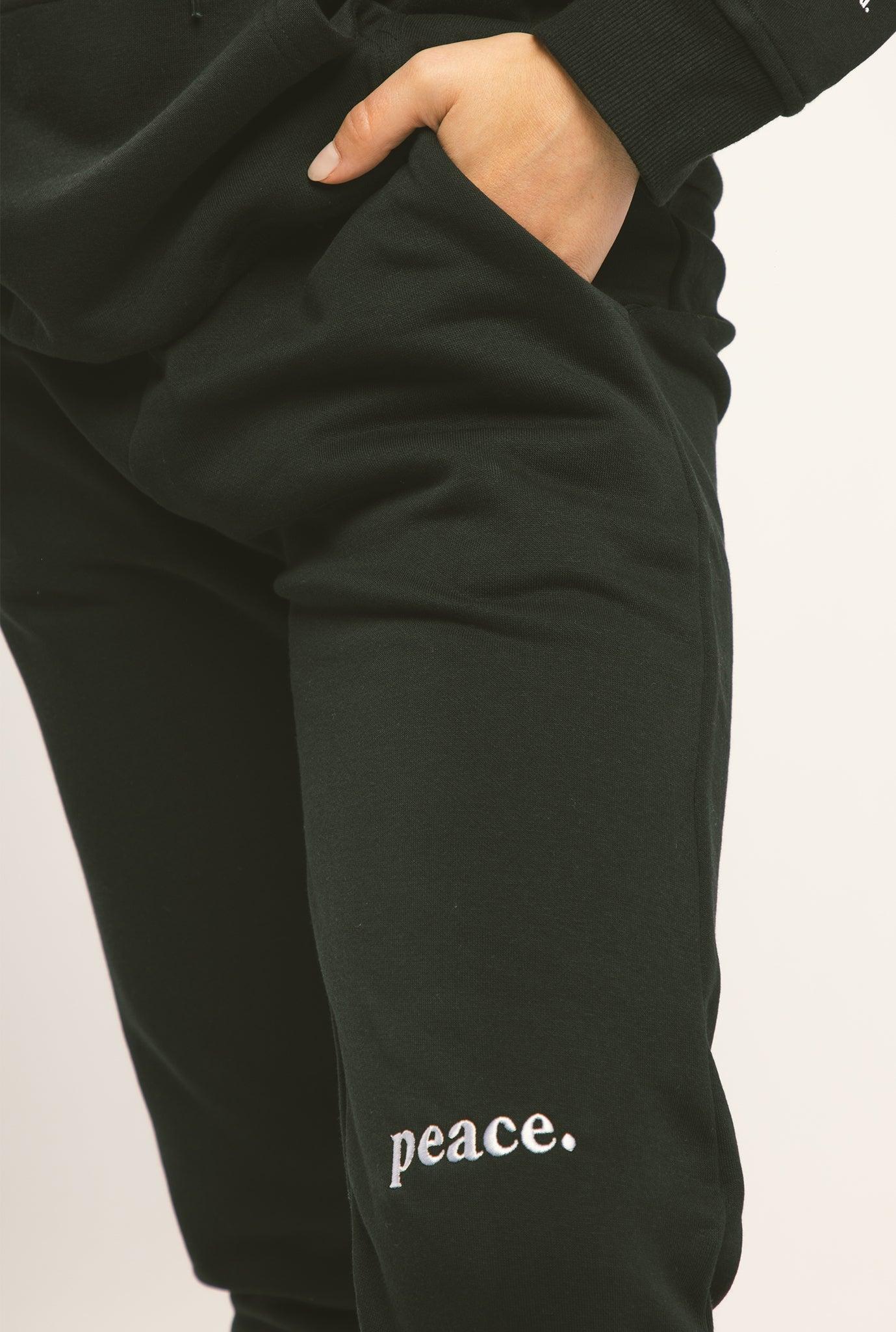 Peace Essentials Jogger - Black