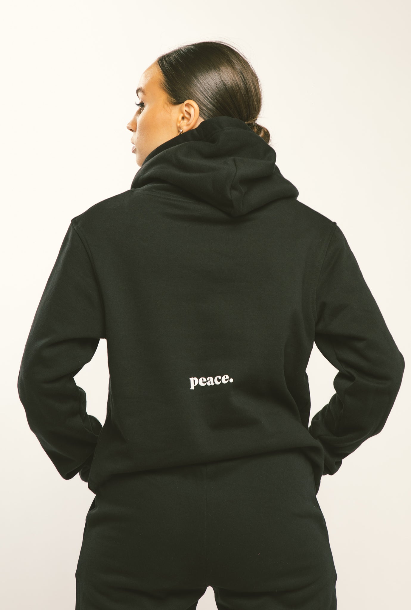 Peace Essentials Hoodie - Black