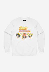 P/C x PowerPuff Girls Crewneck - White