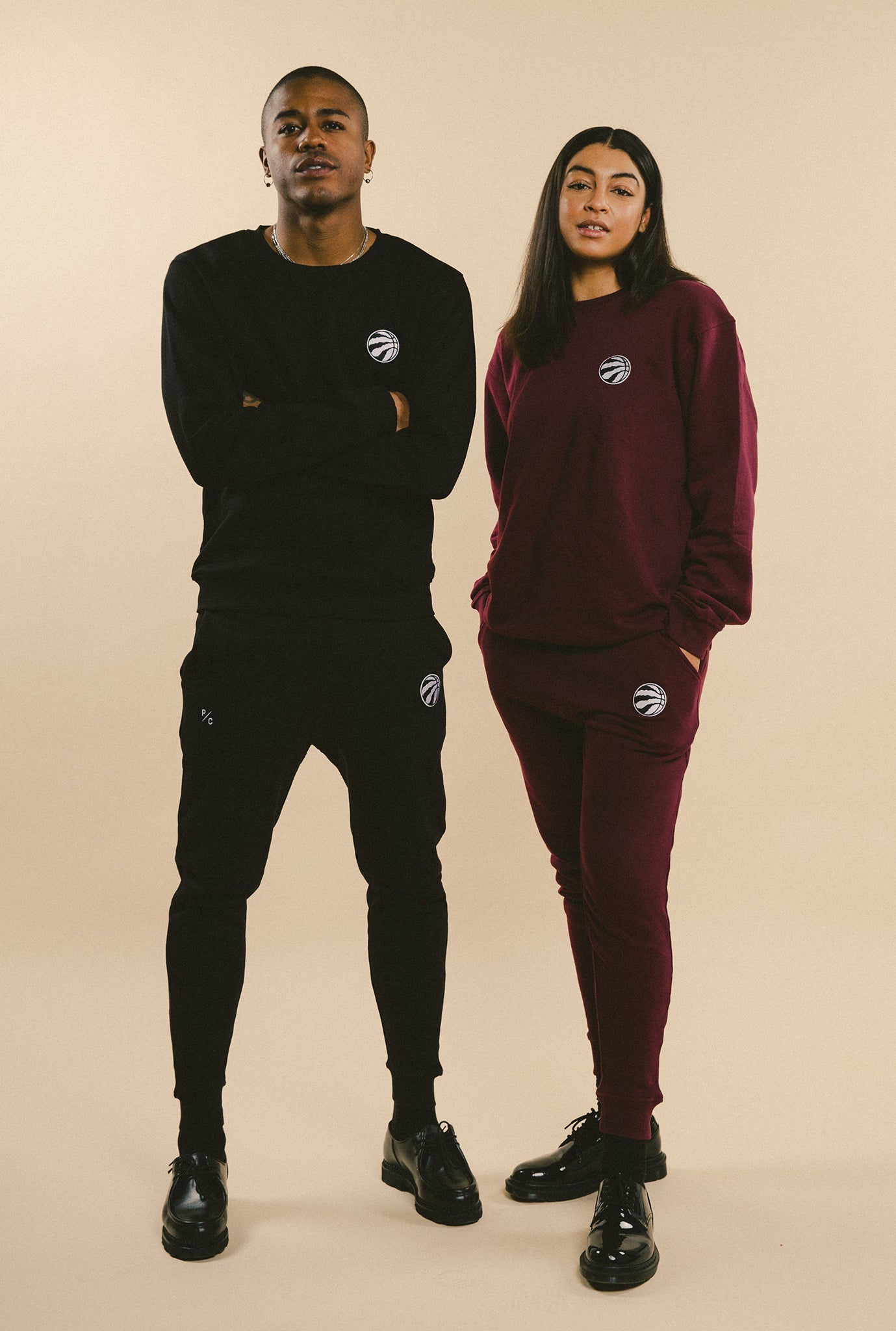 Toronto Raptors Patch Logo Jogger - Black
