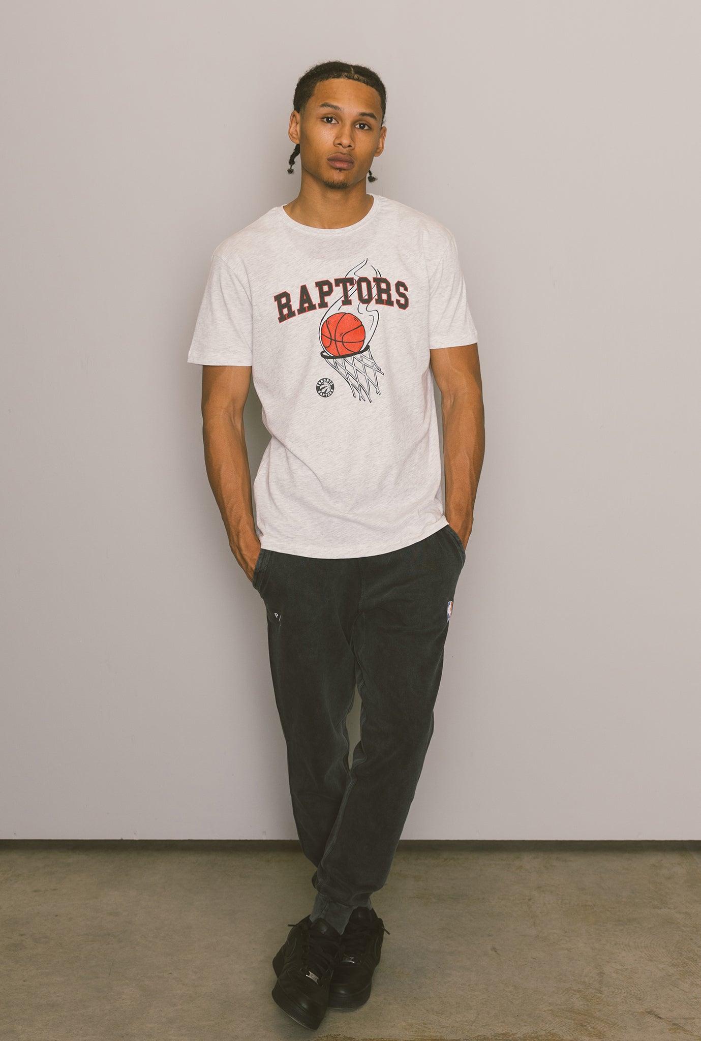 NBA Stone Wash Jogger - Black