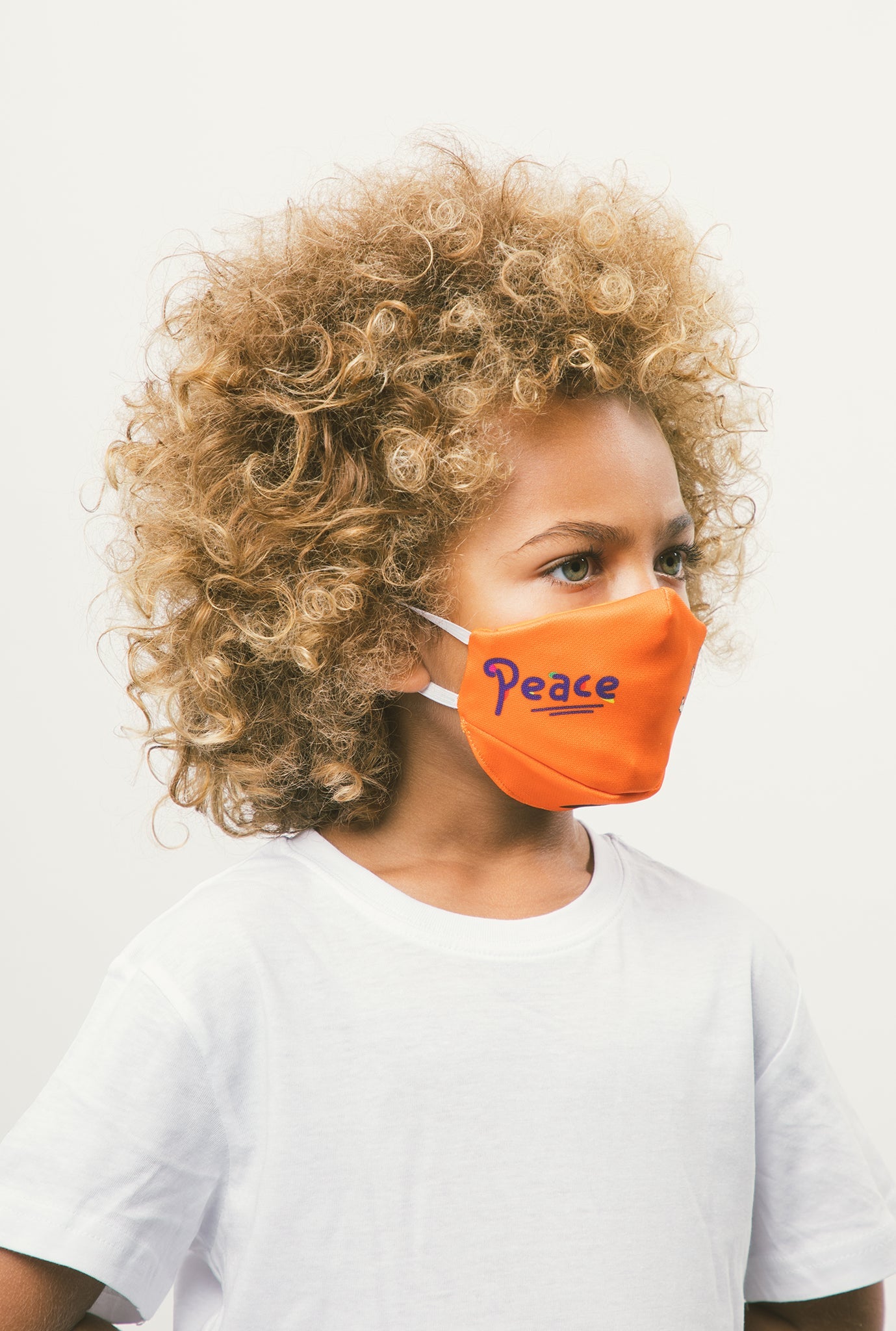 P/C x Rugrats Tommy Kids Face Mask - Orange