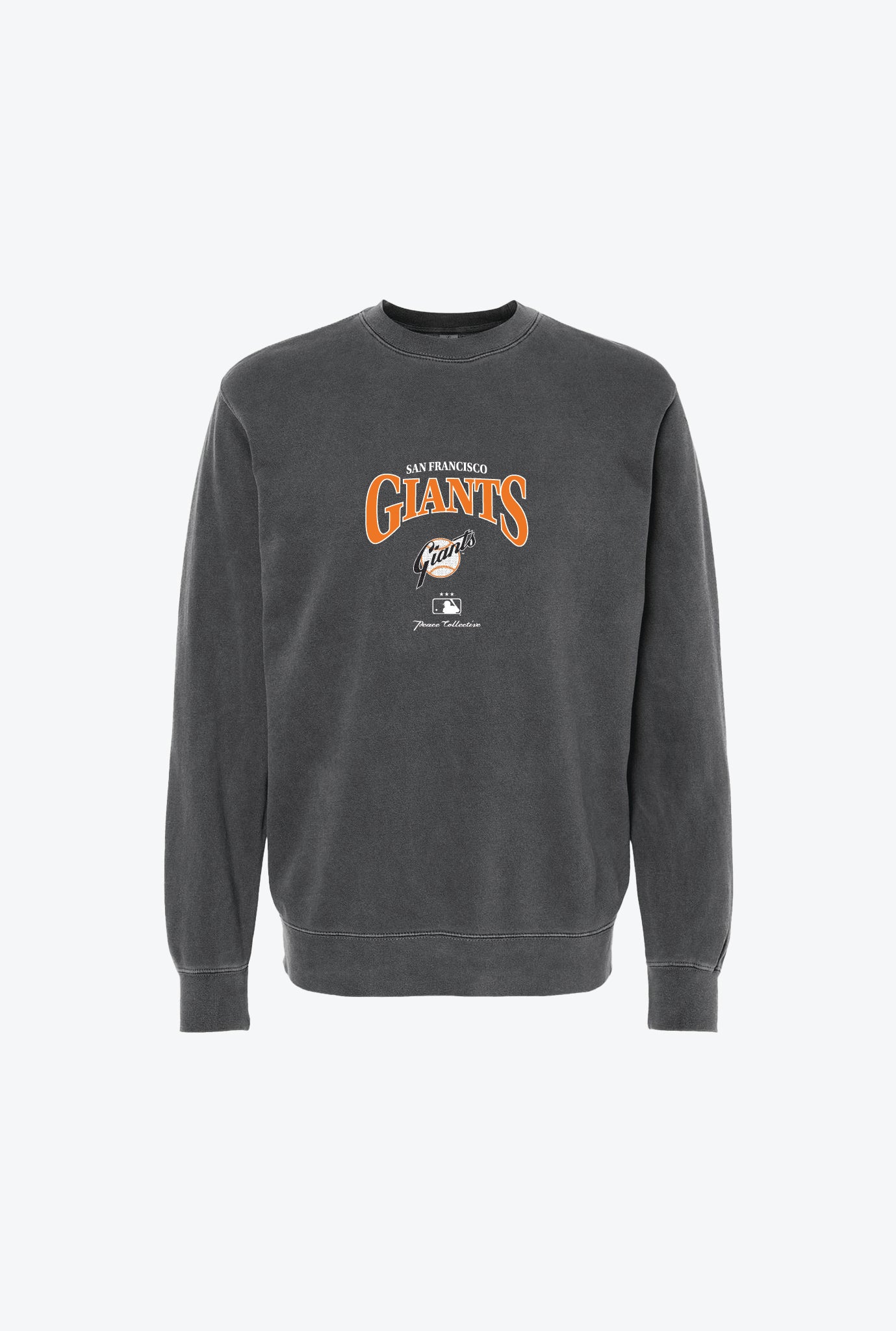 San Francisco Giants Pigment Dye Crewneck - Black