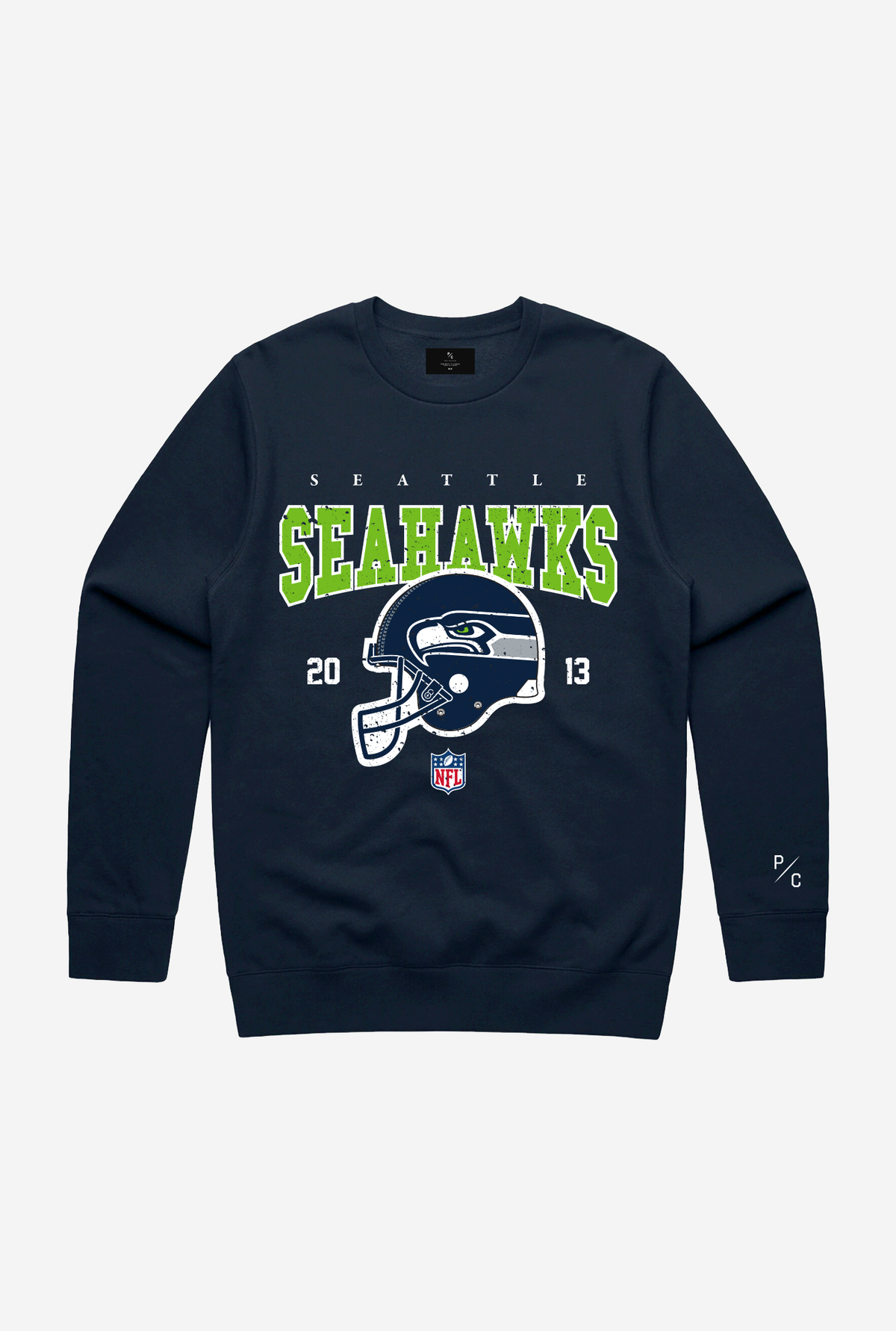 Seattle Seahawks Vintage Crewneck - Navy