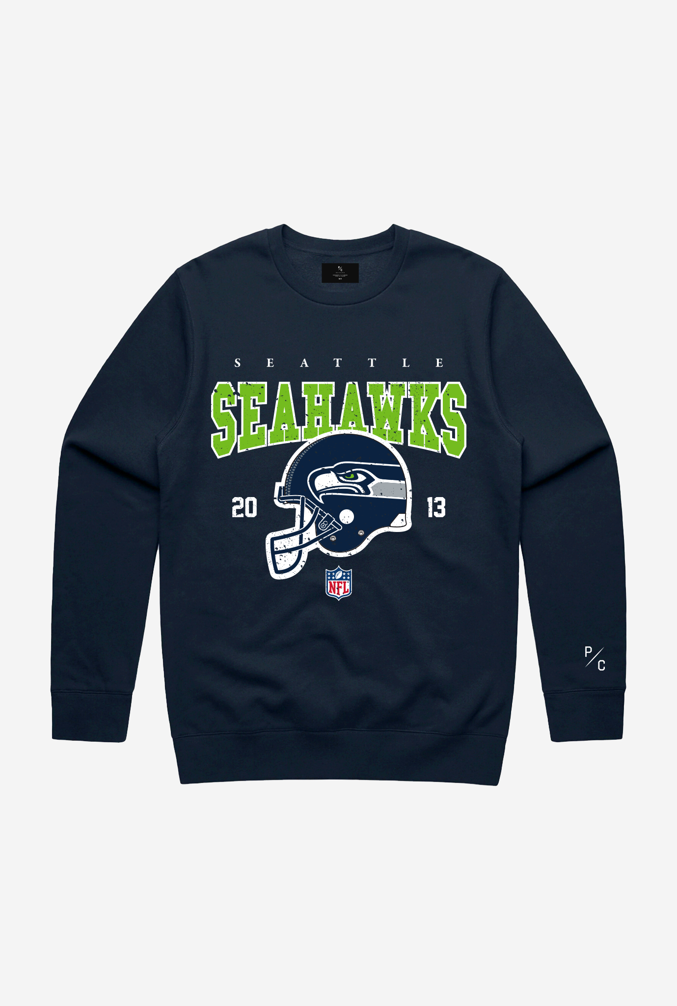 Seattle Seahawks Vintage Crewneck - Navy