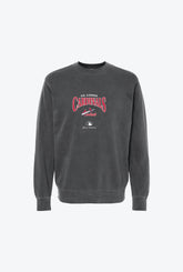 St. Louis Cardinals Pigment Dye Crewneck - Black