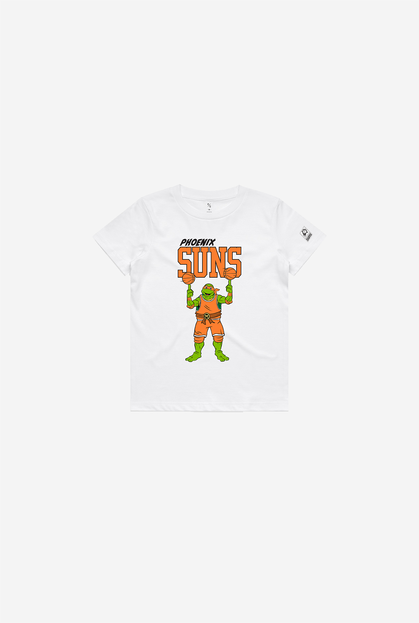 P/C x TMNT Phoenix Suns Kids T-Shirt - White