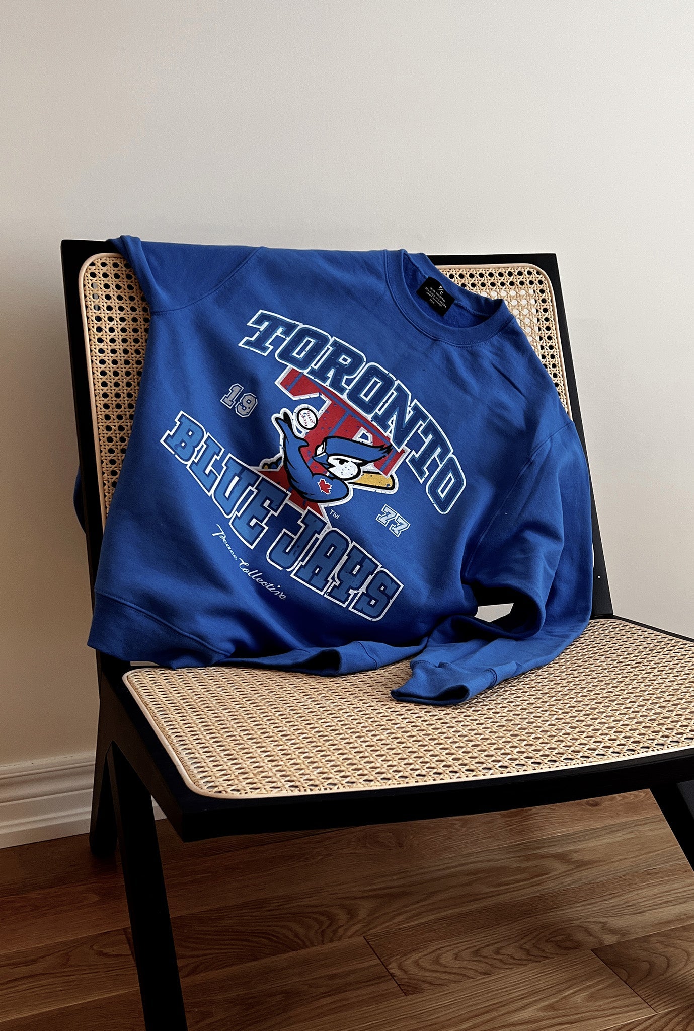 Toronto Blue Jays Vintage Washed Crewneck - Royal