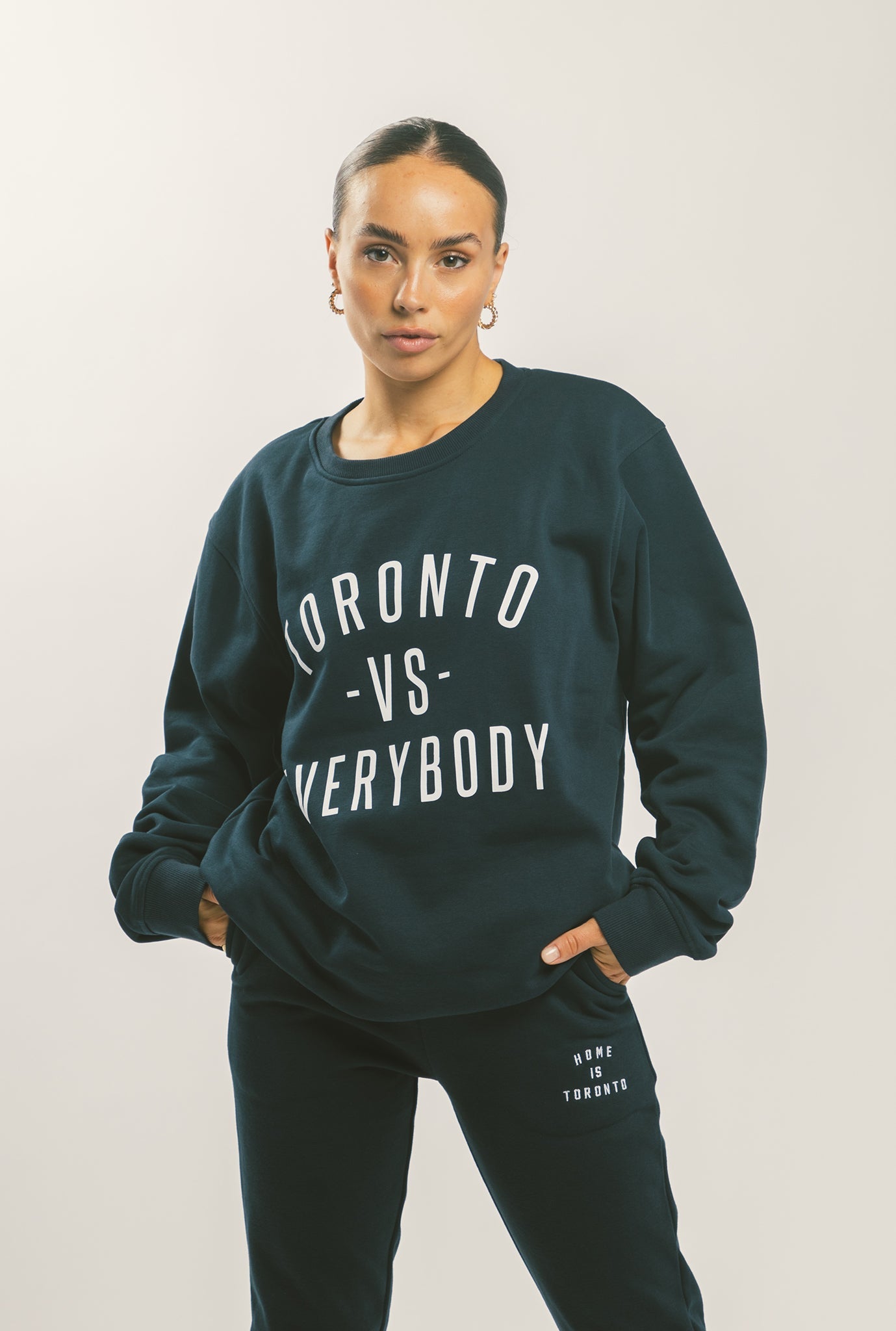 Toronto -vs- Everybody Crewneck - Navy