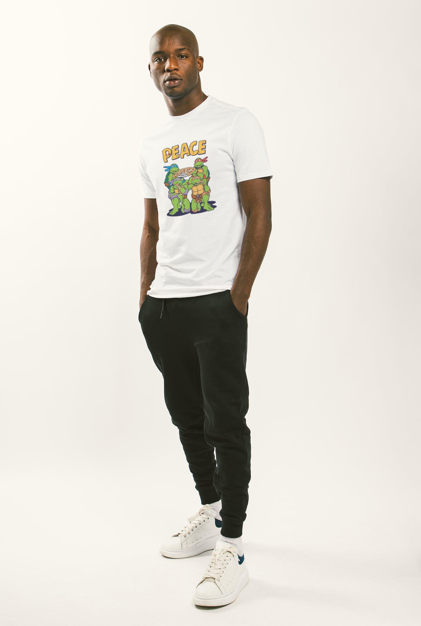 P/C x TMNT Peace Pizza T-Shirt - White