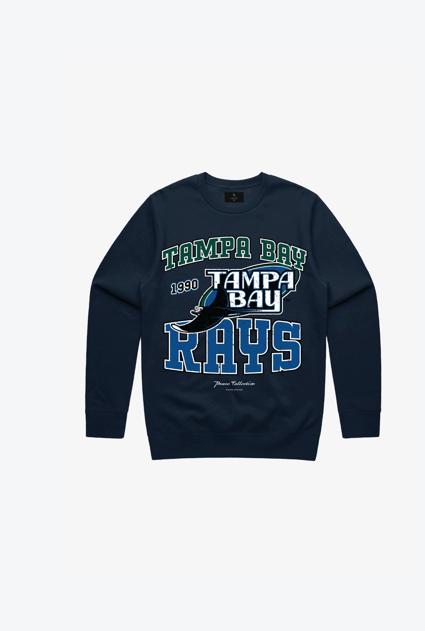 Tampa Bay Rays Vintage Kids Crewneck - Navy