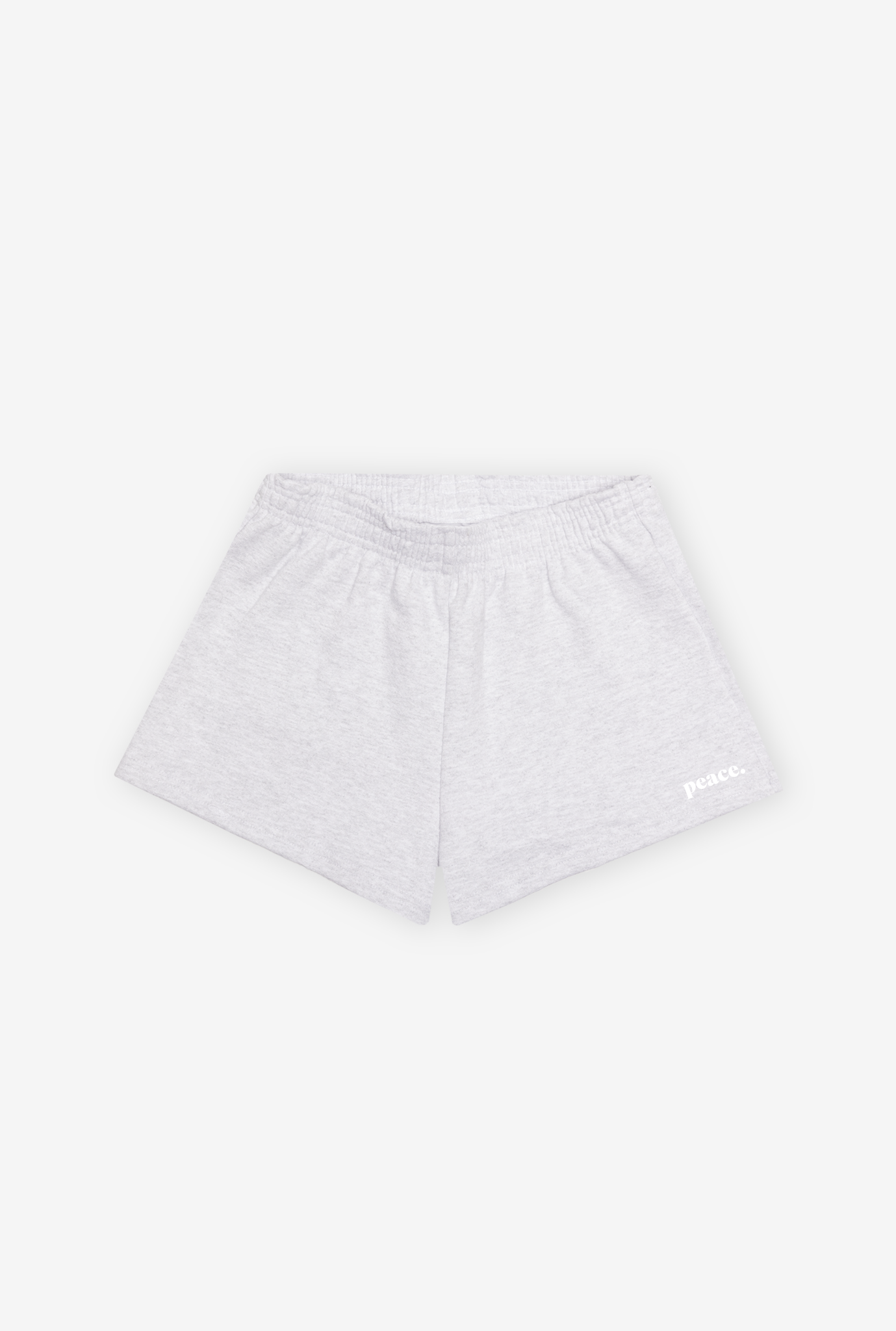 Peace Women's Fleece Shorts - Grey