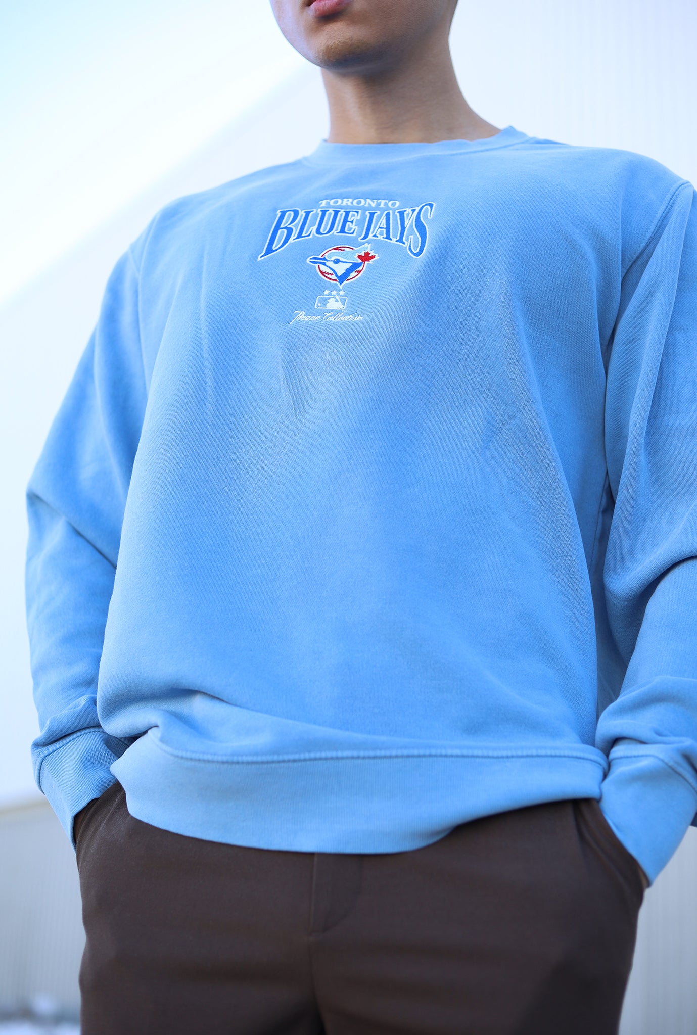 Toronto Blue Jays Vintage Embroidered Crewneck - Blue