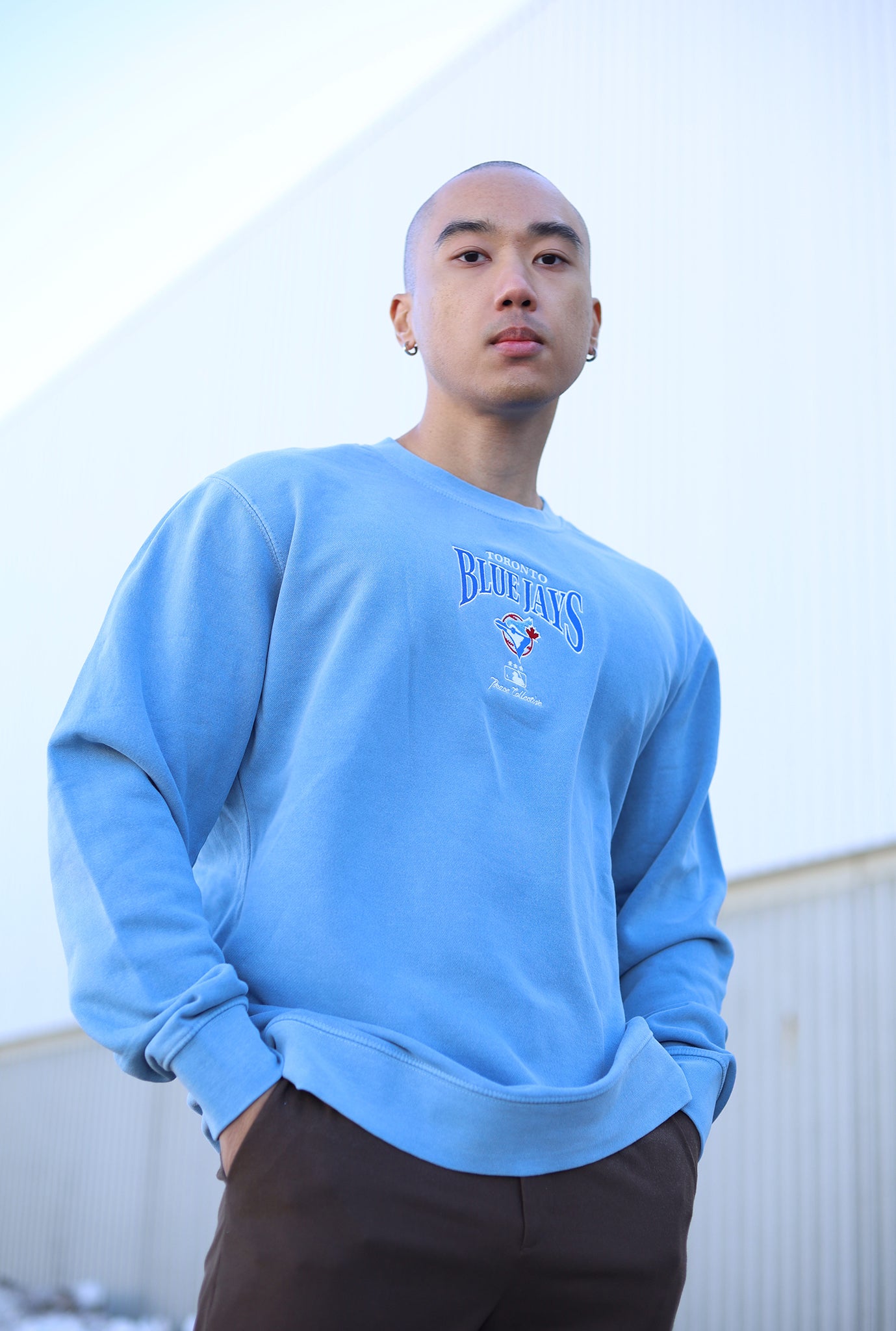 Toronto Blue Jays Vintage Embroidered Crewneck - Blue