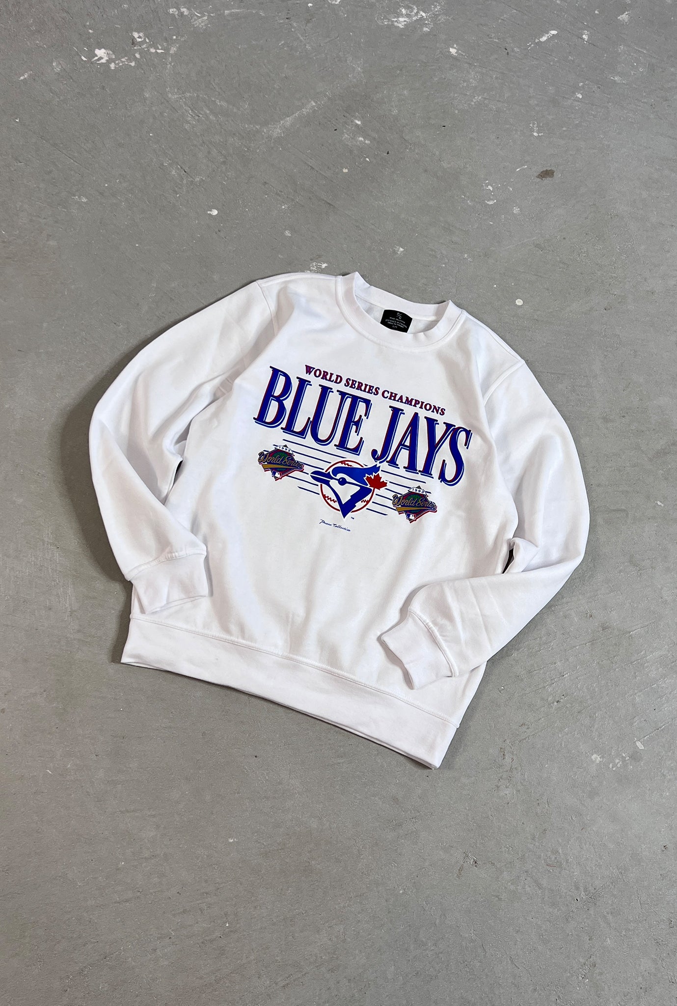 Toronto Blue Jays Throwback Crewneck - White