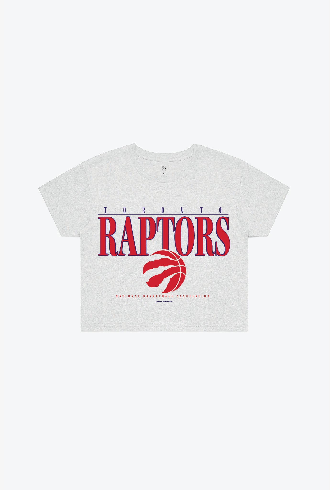 Toronto Raptors Signature Cropped T-Shirt - Ash