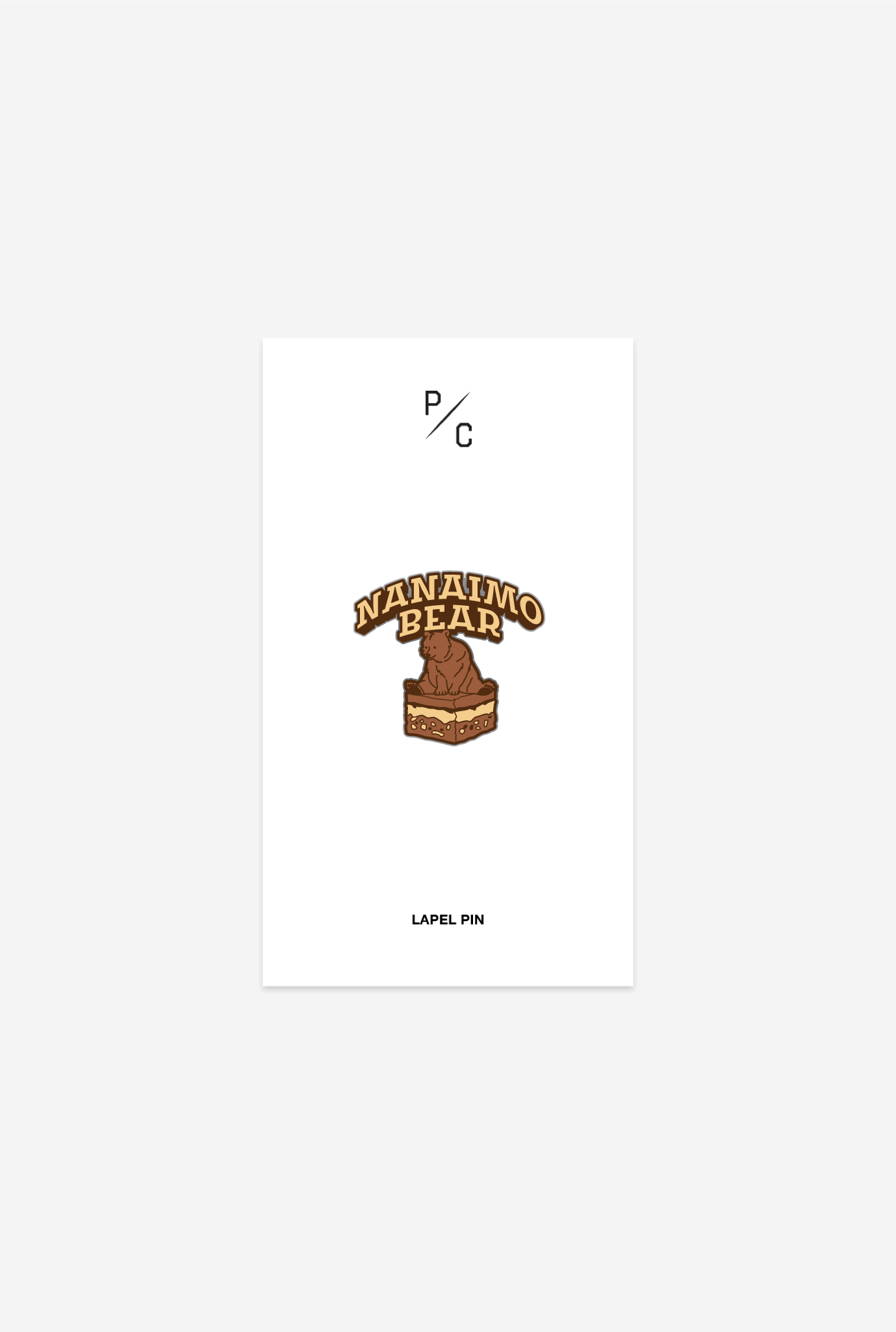 Nanaimo Bear Lapel Pin