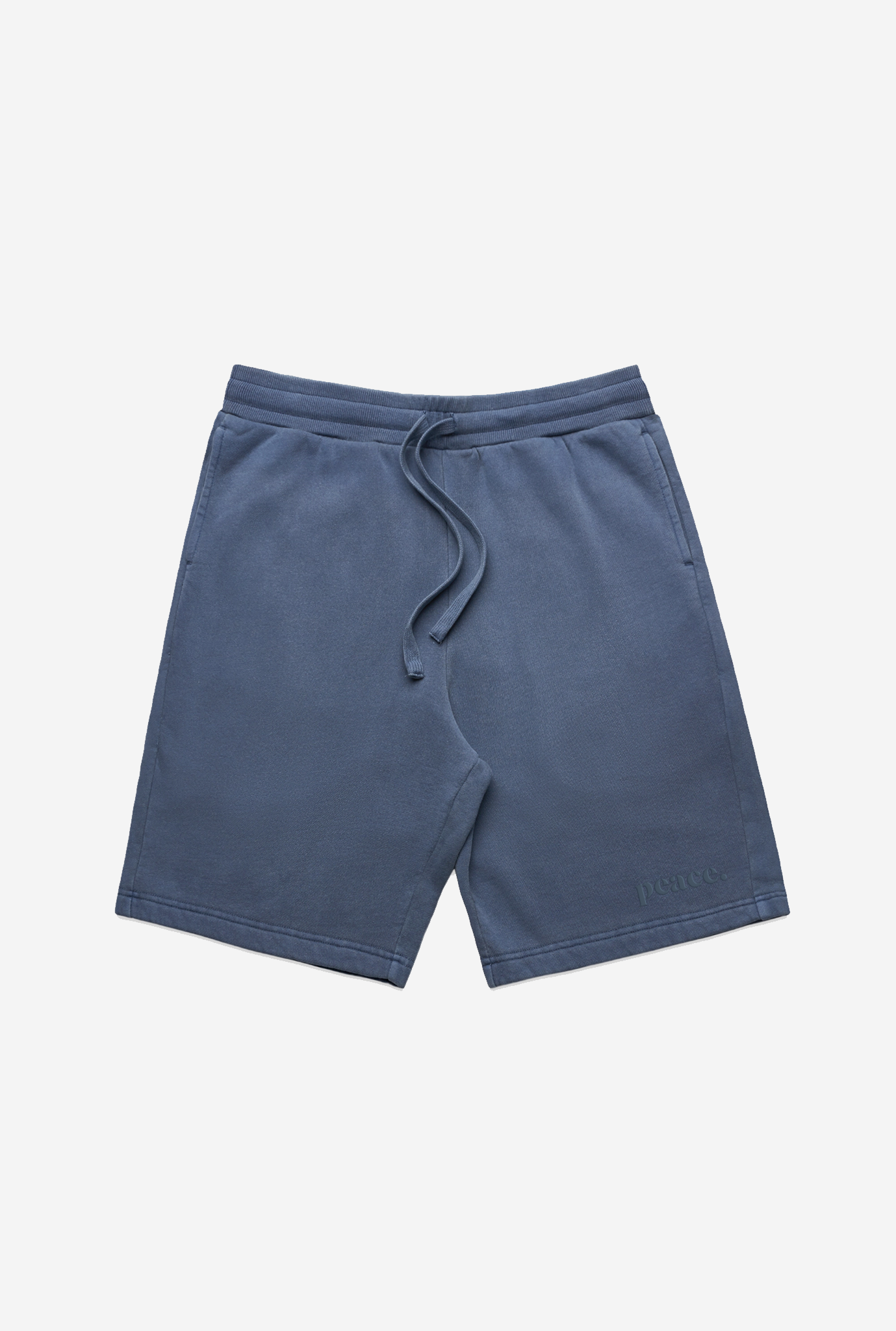 Peace Fleece Shorts - Faded Blue
