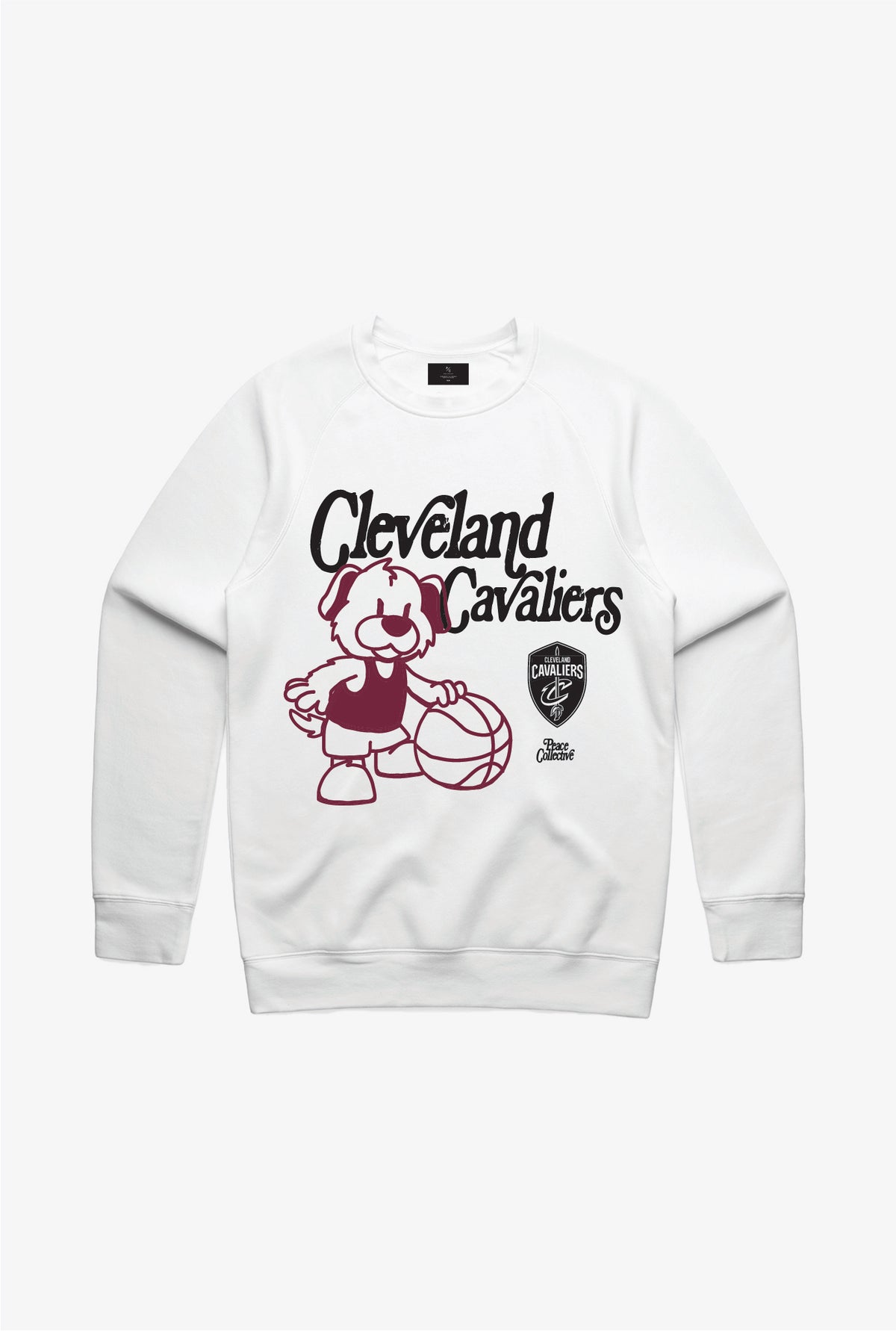 Cleveland Cavaliers Mascot Crewneck - White