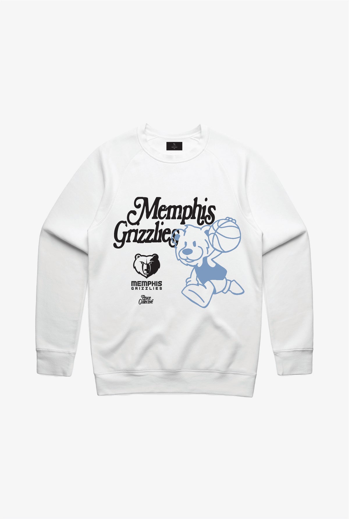 Memphis Grizzlies Maskottchen Rundhalsausschnitt - Weiß