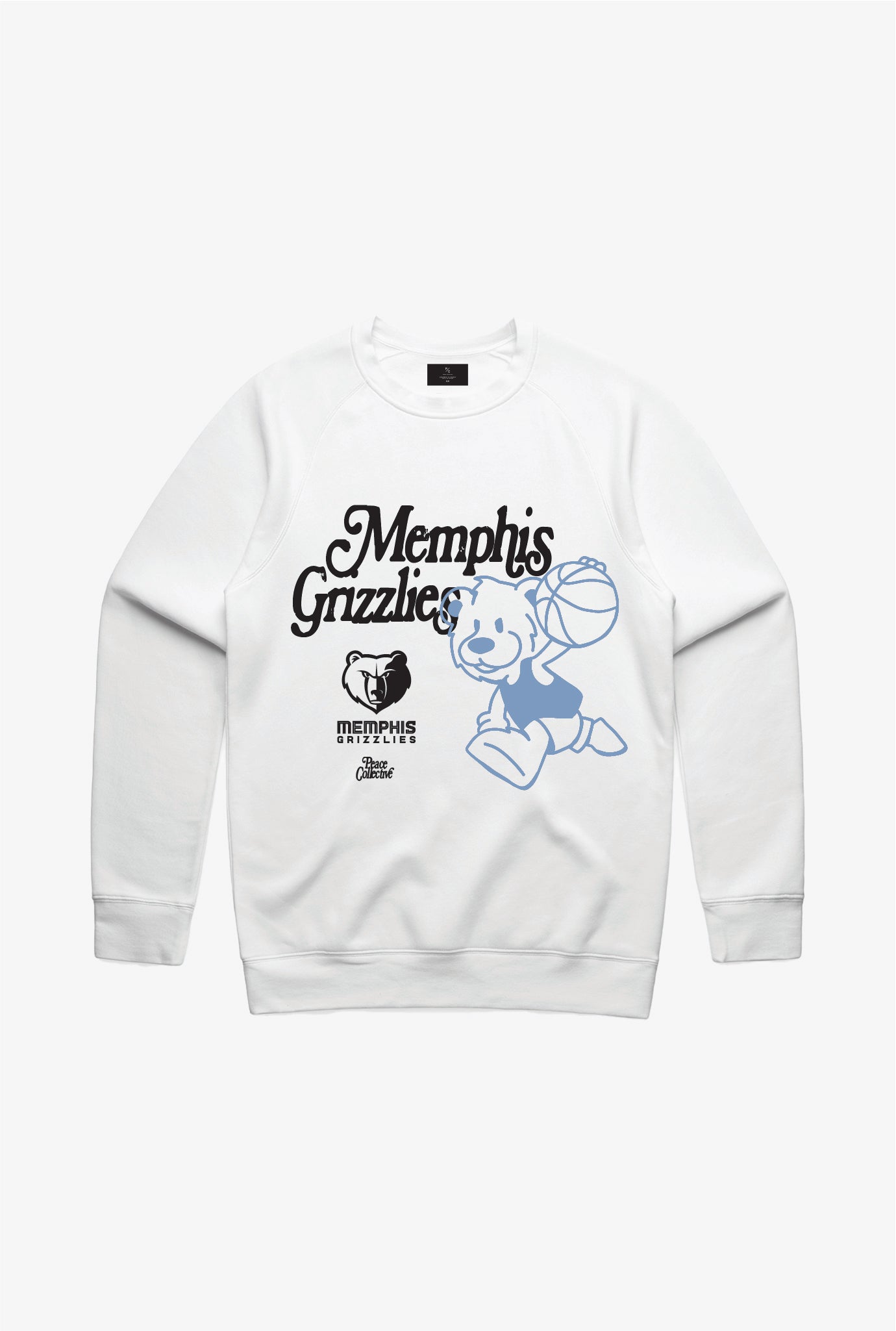 Memphis Grizzlies Maskottchen Rundhalsausschnitt - Weiß
