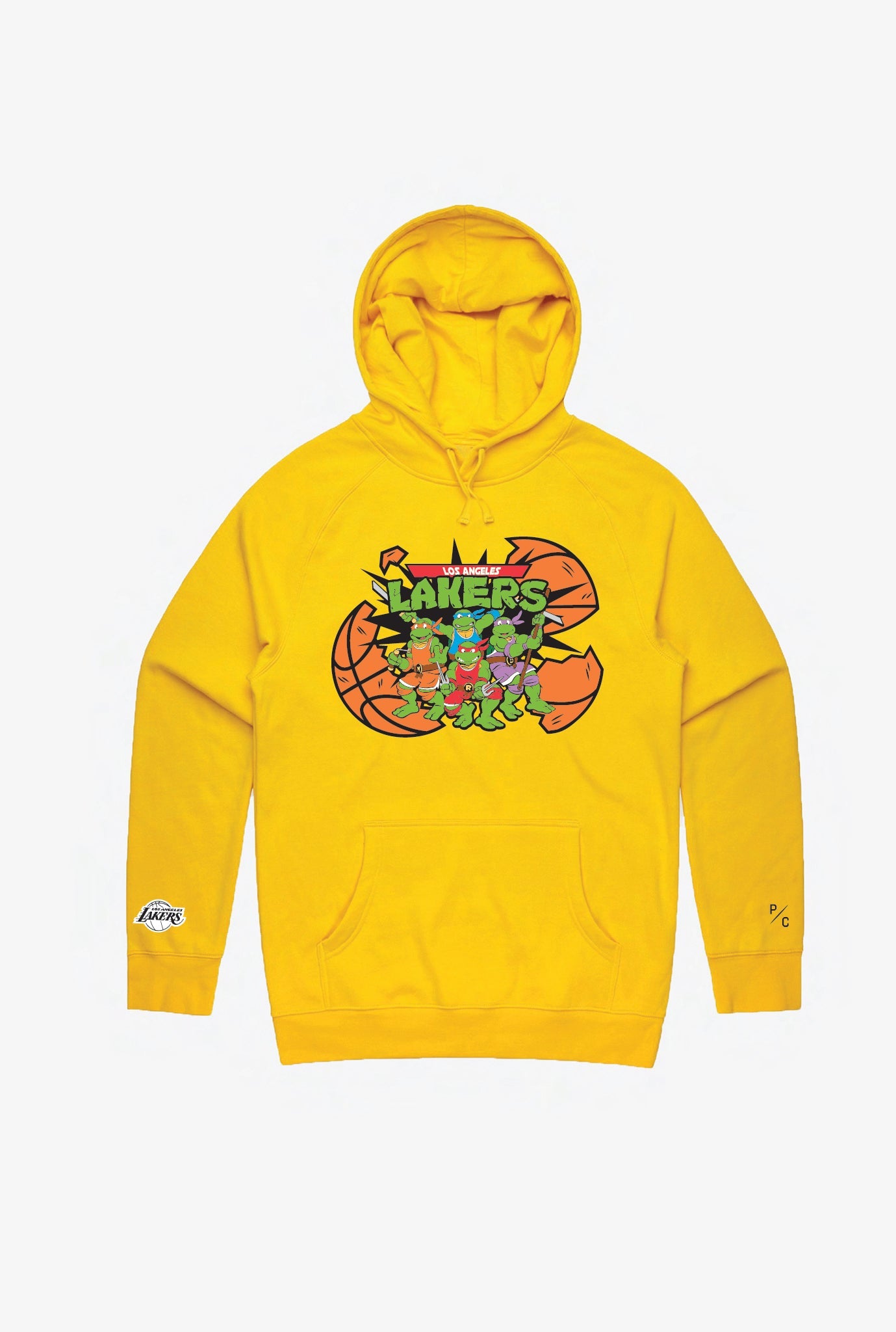 P/C x TMNT Los Angeles Lakers Hoodie - Yellow