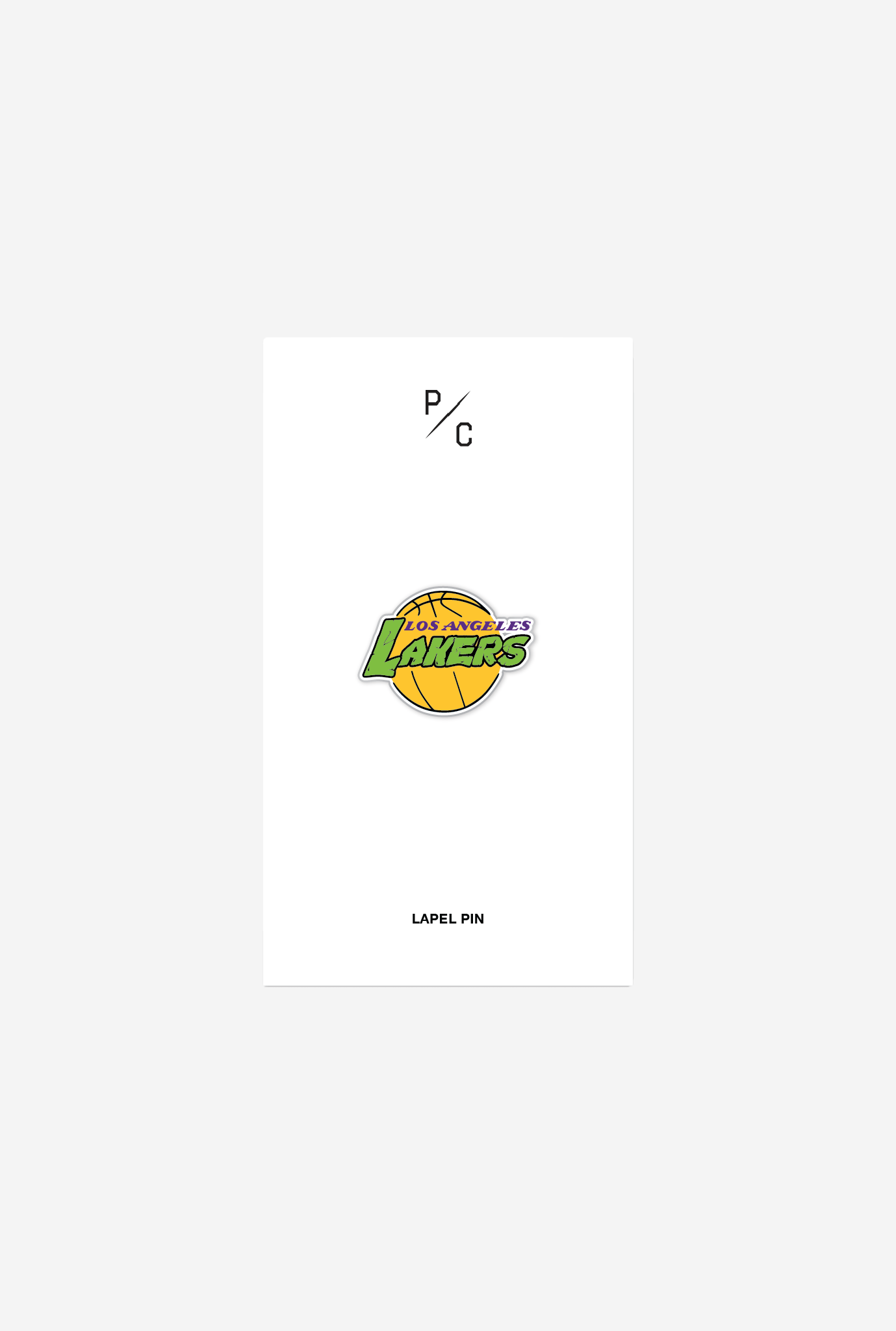 P/C x TMNT Los Angeles Lakers Lapel Pin