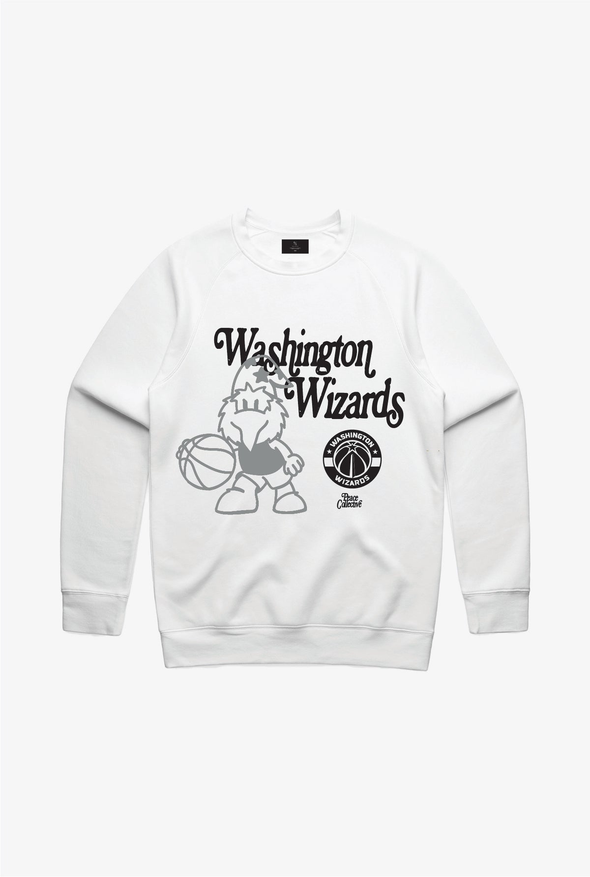 Washington Wizards Maskottchen Rundhalsausschnitt - Weiß