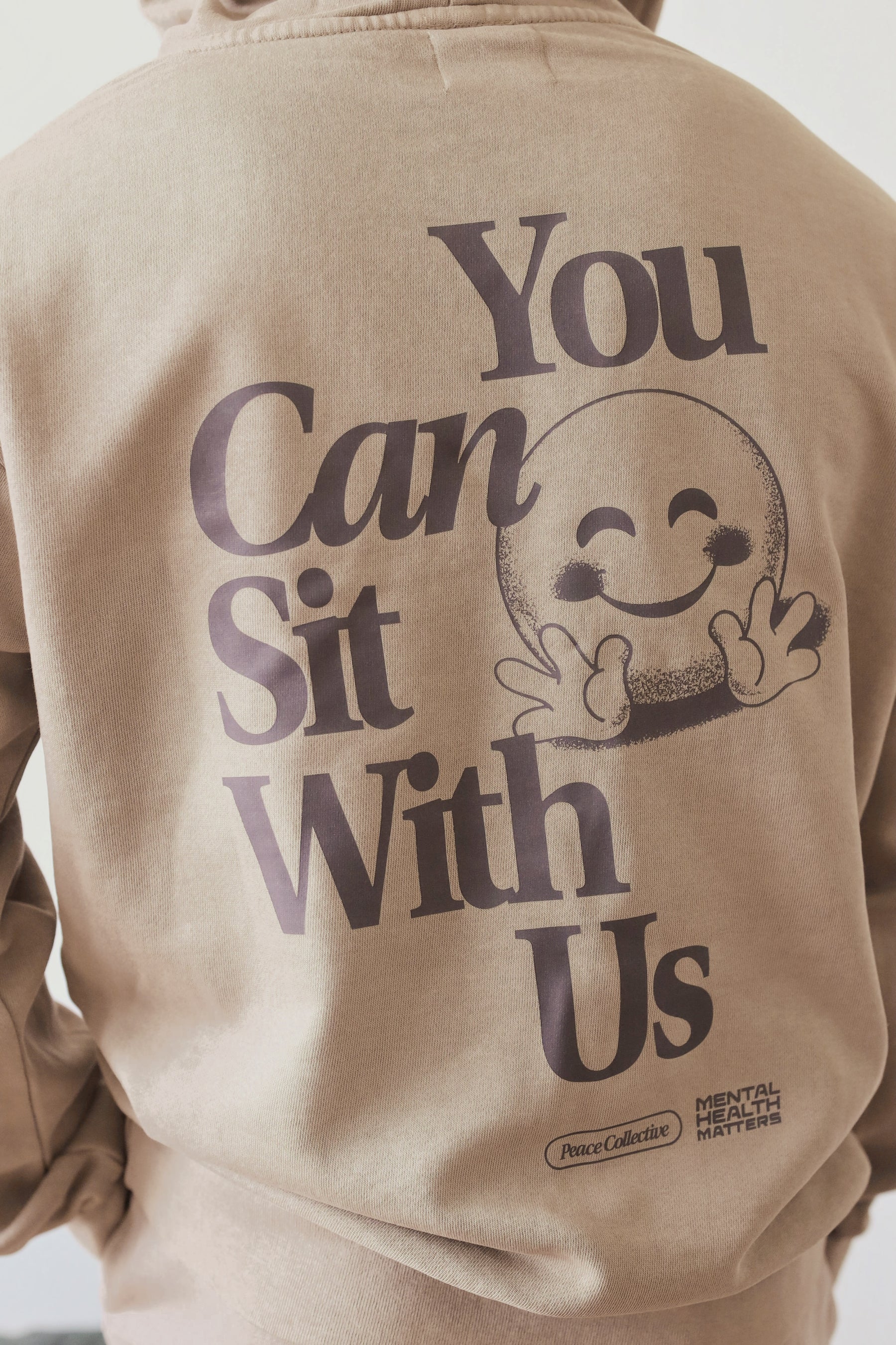 You Can Sit With Us Heavyweight Hoodie - Burro
