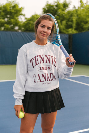 Tennis Canada 1890 Crewneck - Ash