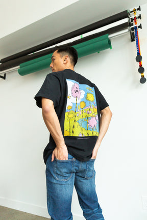 The Lorax Quote T-Shirt - Pigment Dye Black