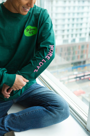 The Lorax All Over Long Sleeve - Forest Green